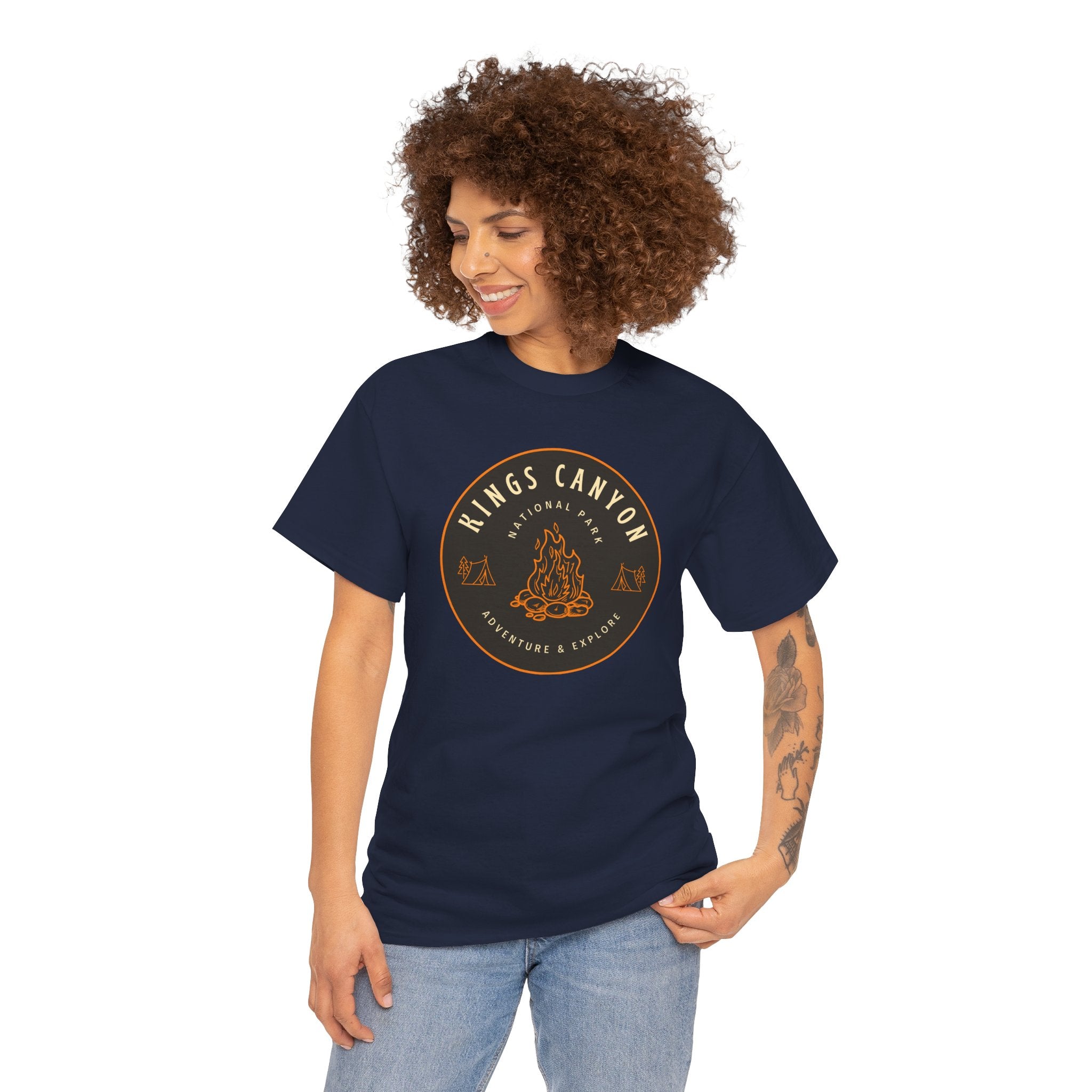 Kings Canyon Travel Camping Souvenir Unisex Graphic Novelty T-Shirt