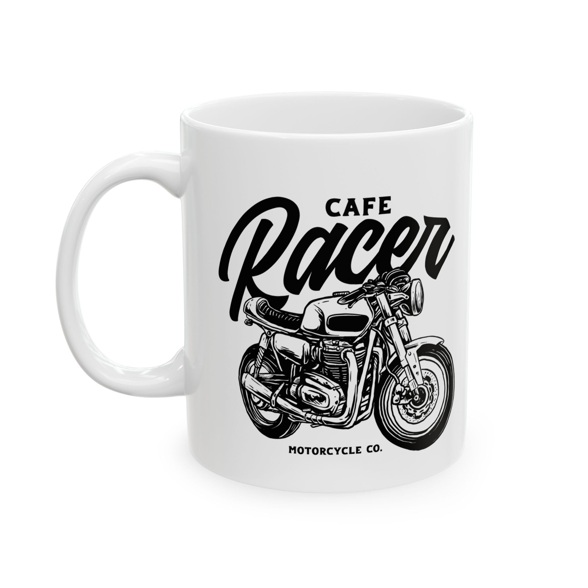 Cafe Racer Motorcycle Vintage Retro Coffee Ceramic Mug