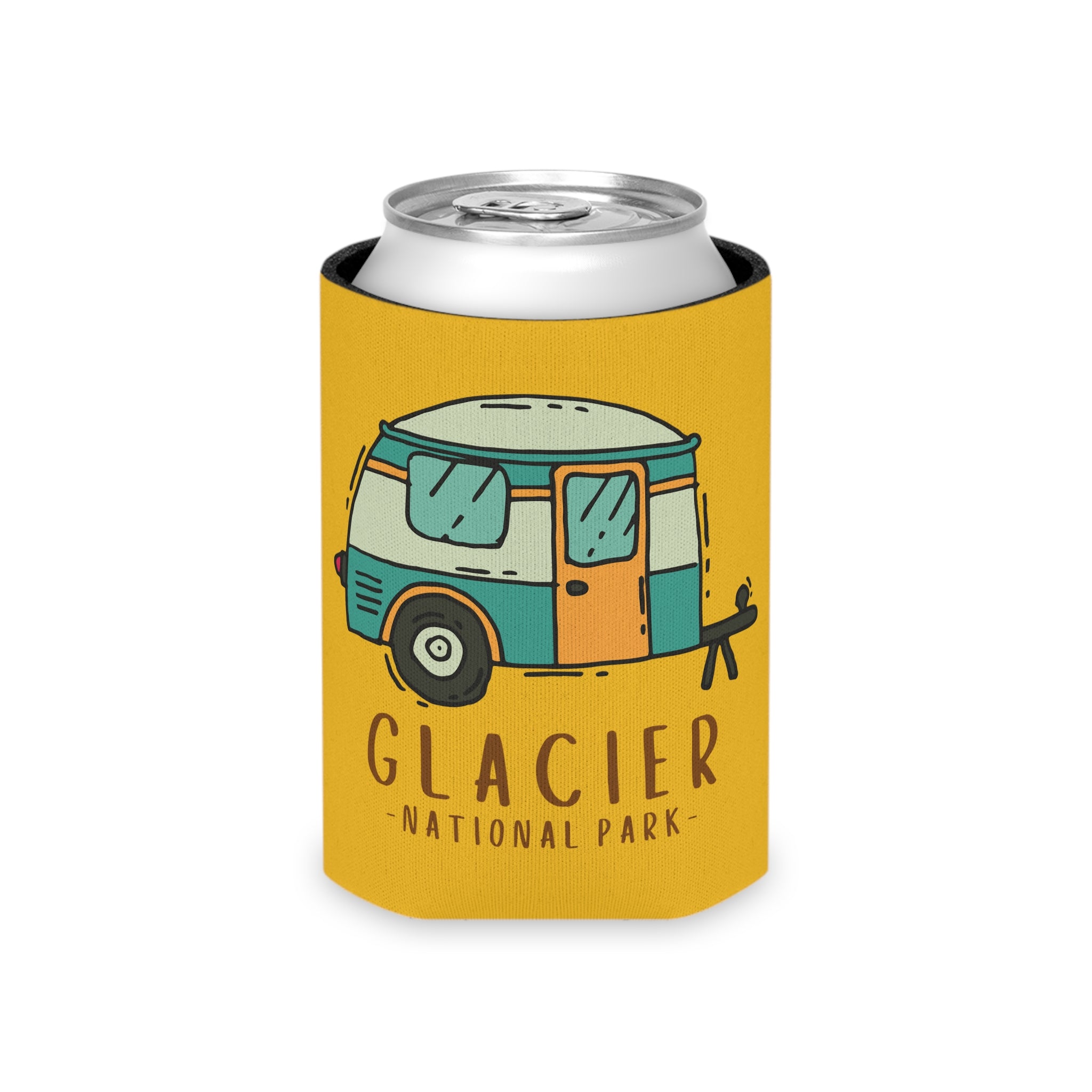 Glacier National Park Souvenir Beer Soda Can Cooler Koozie