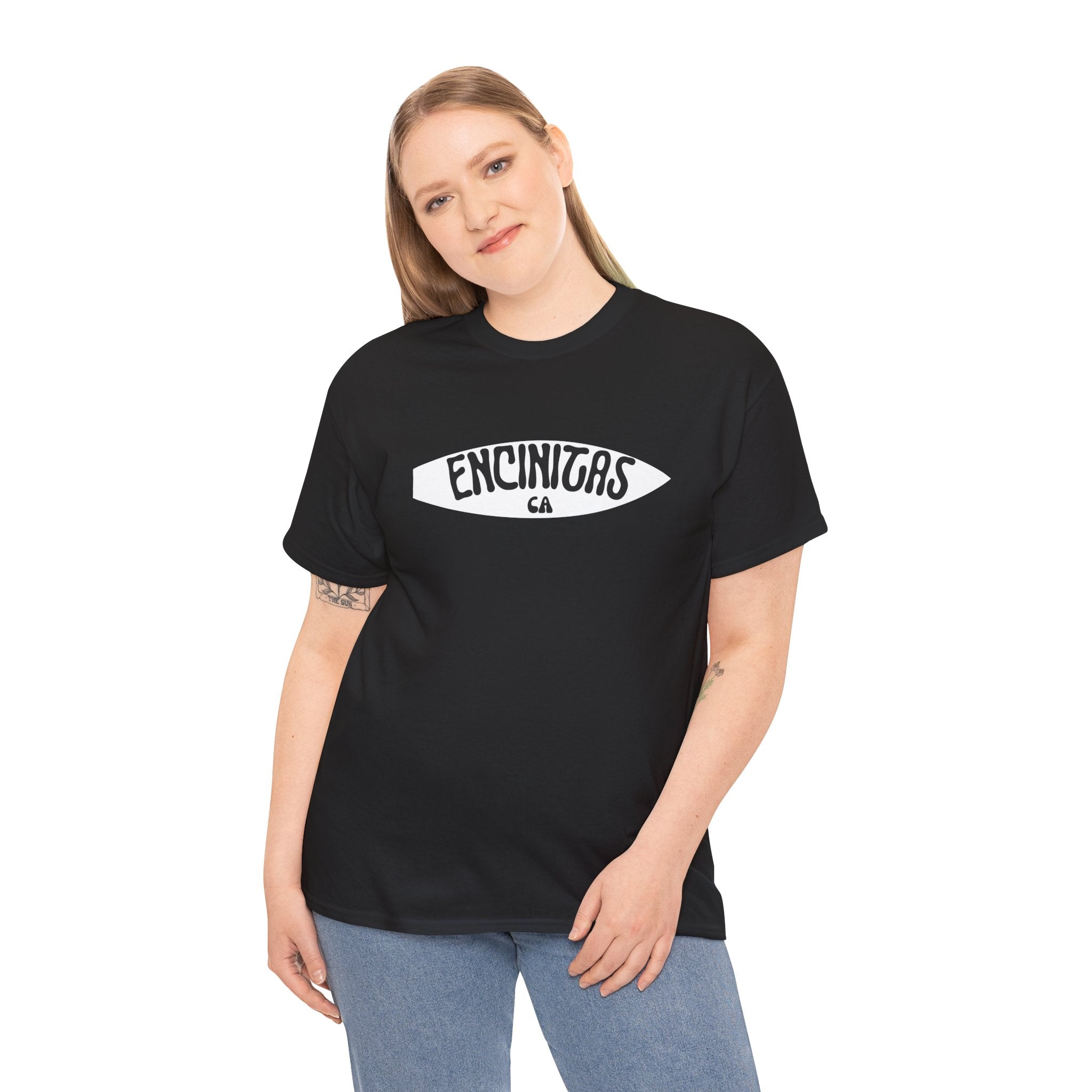 Retro Surfboard Encinitas CA Travel Souvenir Unisex T-Shirt