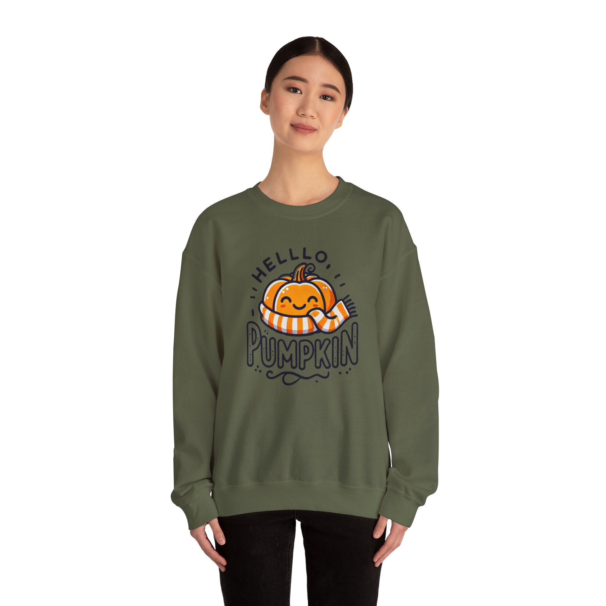 Hello, Pumpkin Smiling Pumpkin Sweatshirt