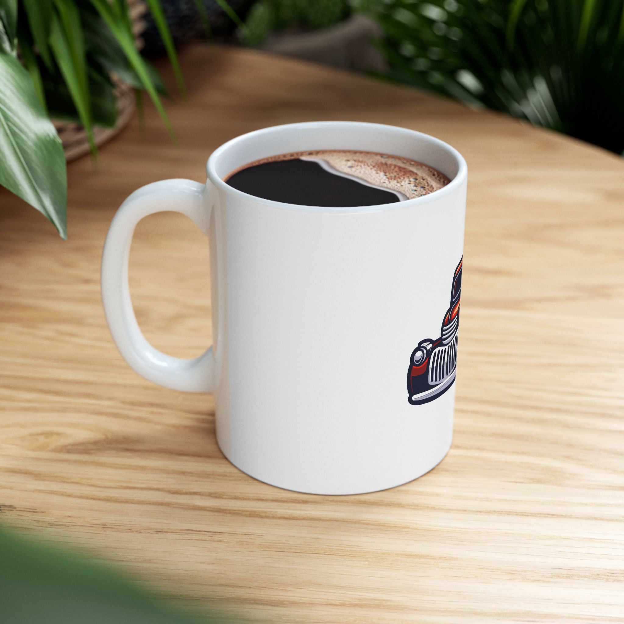 Old-School Retro Truck Graphic Novelty Ceramic Coffee Mug