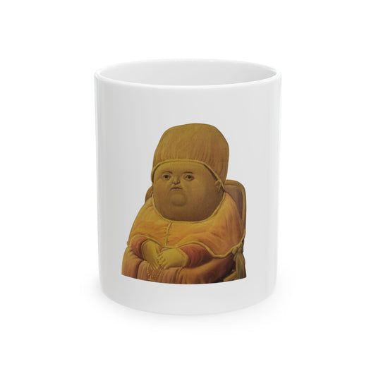 Funny Pope Meme Graphic Novelty Ceramic Coffee Mug