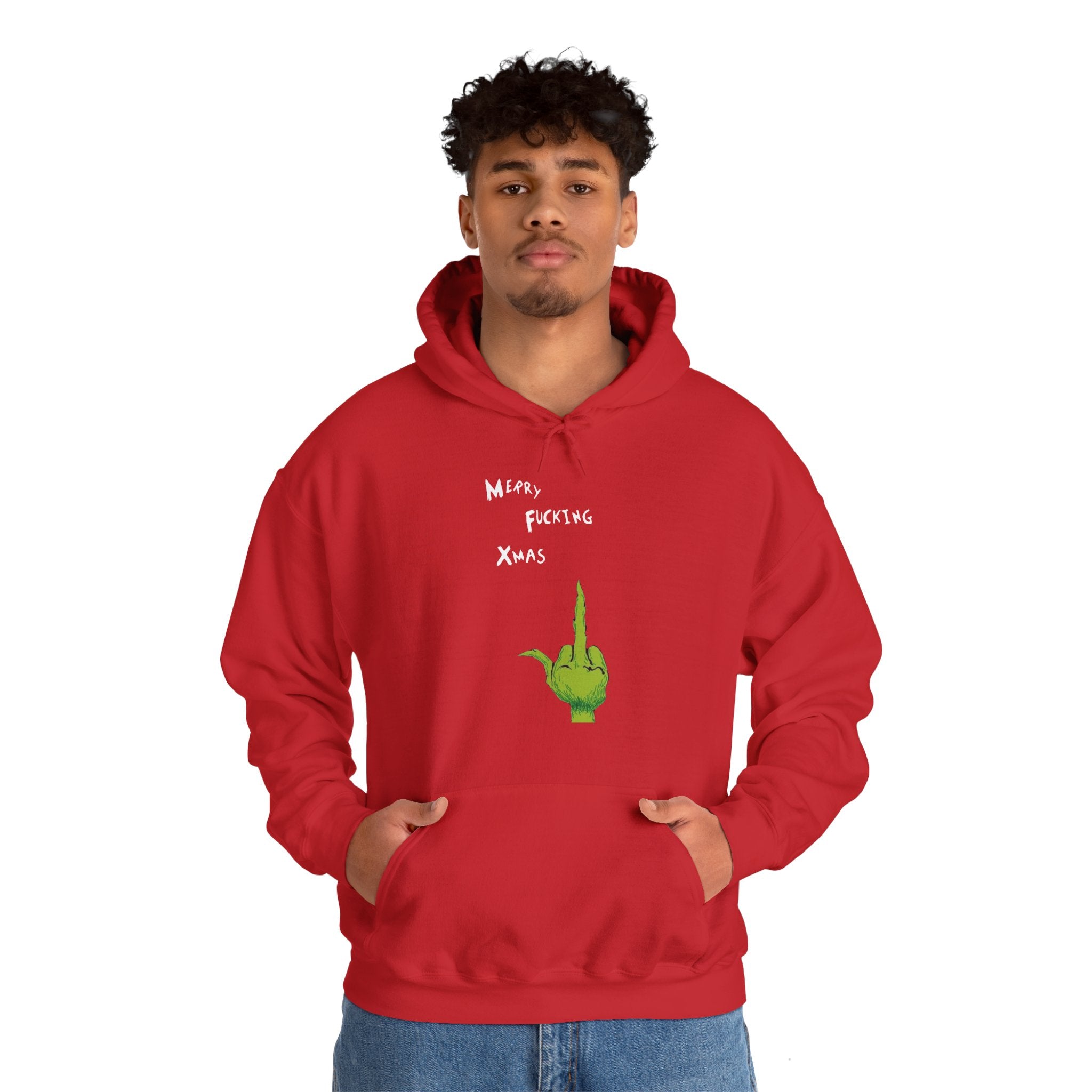 Merry F*cking Christmas Funny Grinch Movie Unisex Hoodie