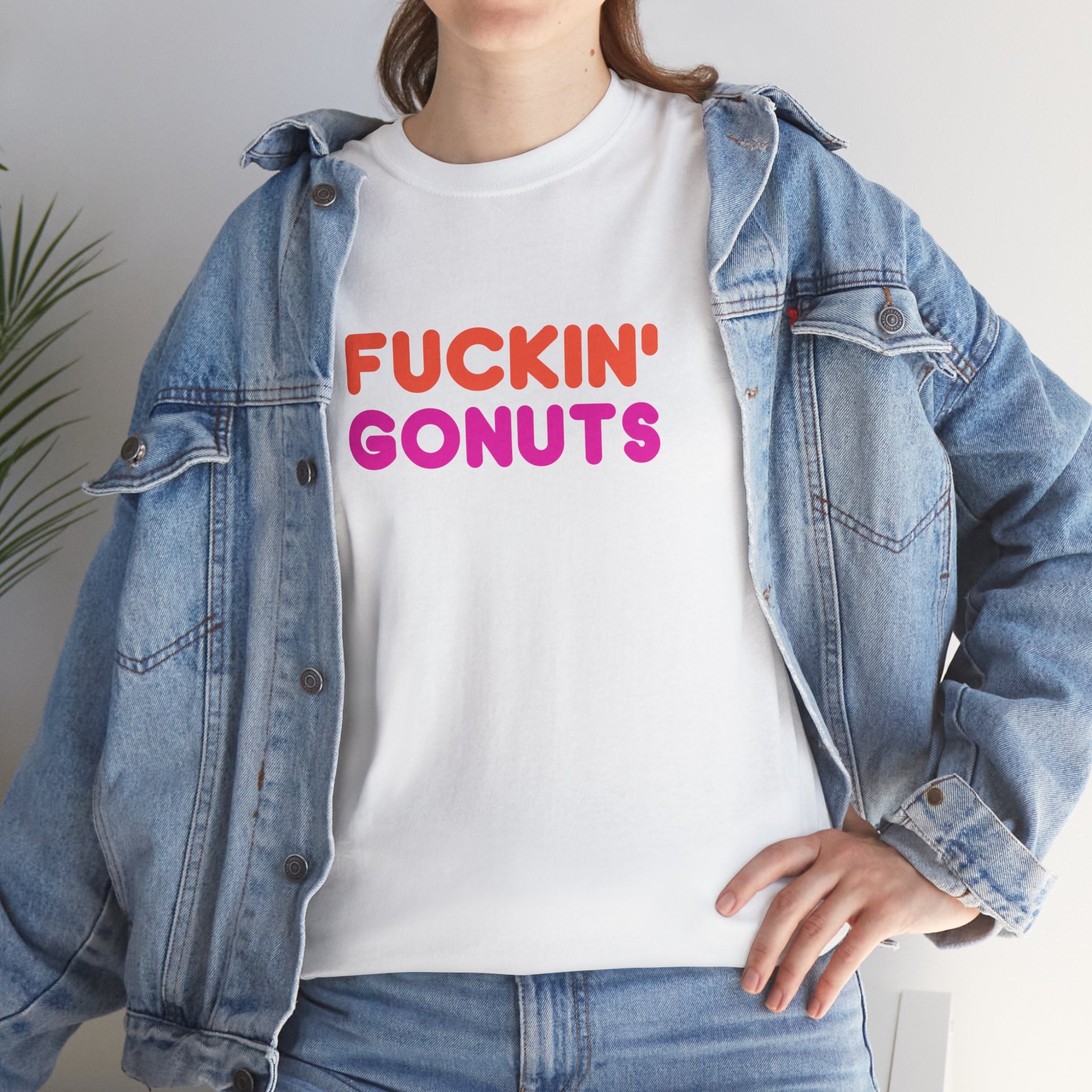 Funny Fuckin' Gonuts Dunkin Meme Novelty Graphic Tee