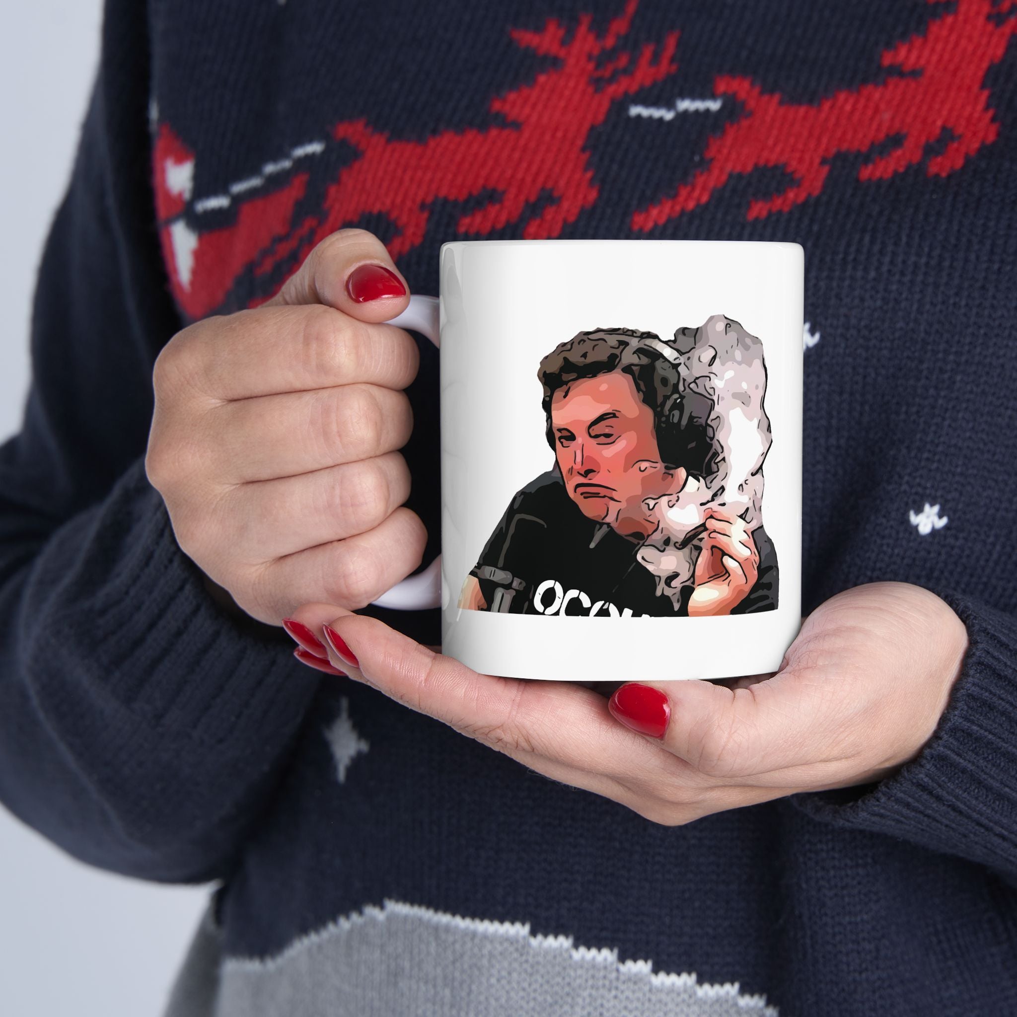 Elon Musk Meme Ceramic Coffee Mug