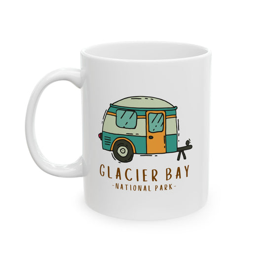 Glacier Bay National Park Travel Souvenir Ceramic Outdoor Camping Coffee Mug