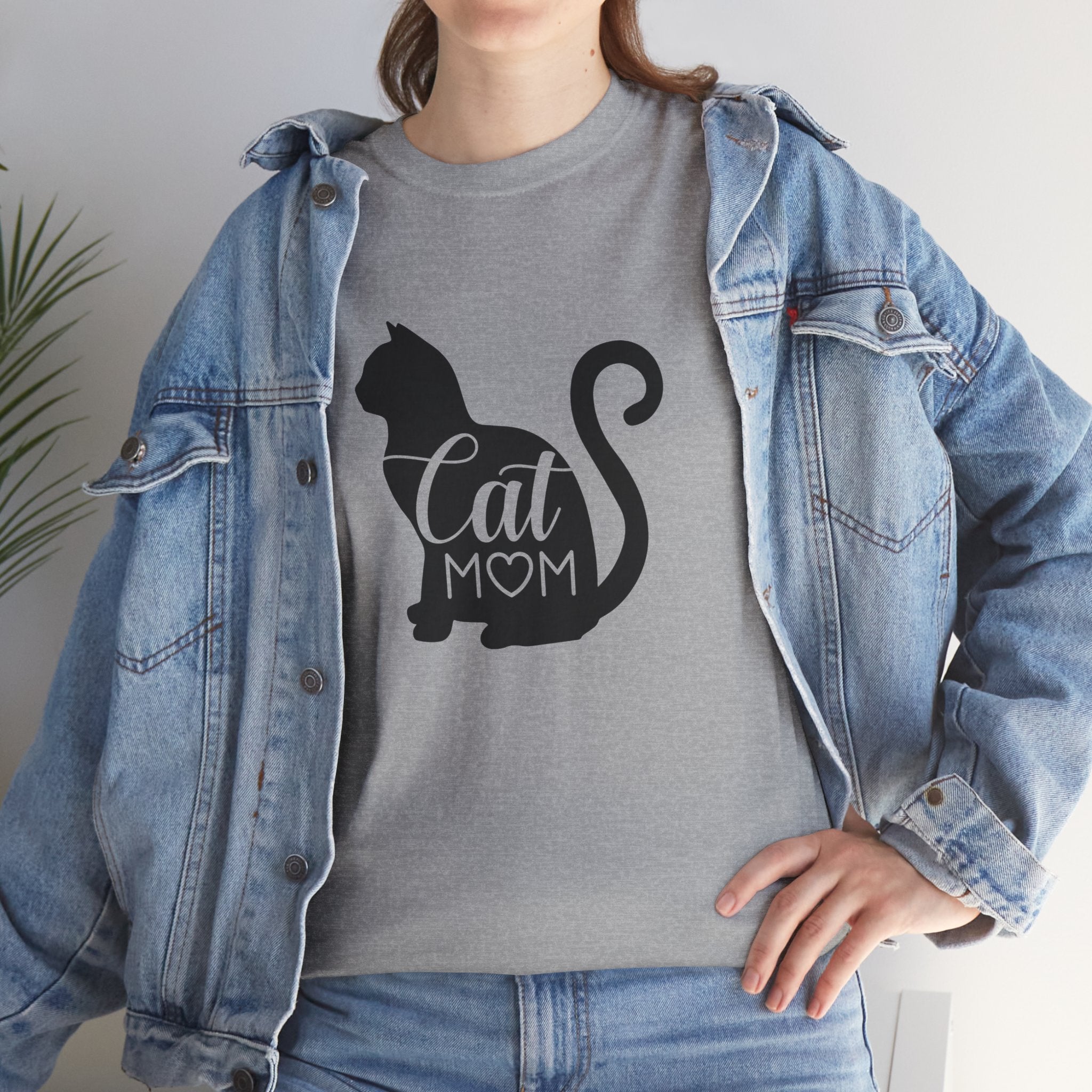 Women's Cat Mom Mother Mama Cute Graphic Novelty Tee