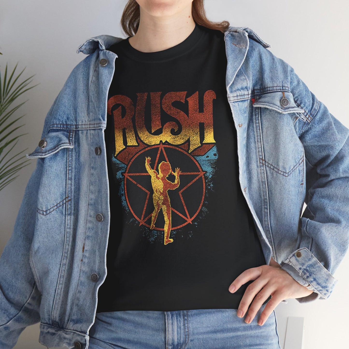 Rush Band 2112 Logo Vintage Distressed Album Women's Men's Unisex T-Shirt Tee