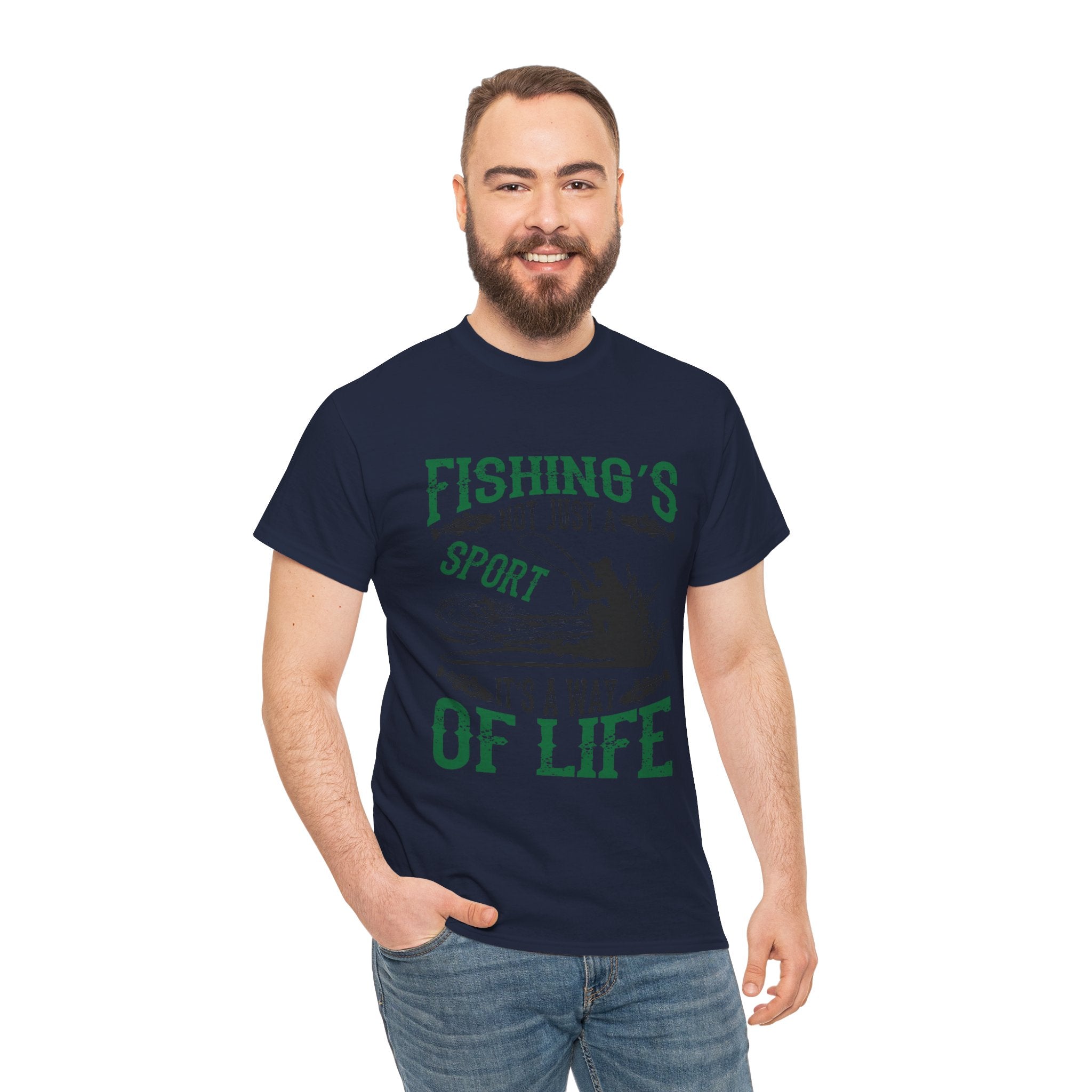 Fishings Not Just A Sport It's A Way Of Life Unisex Graphic Novelty T-Shirt