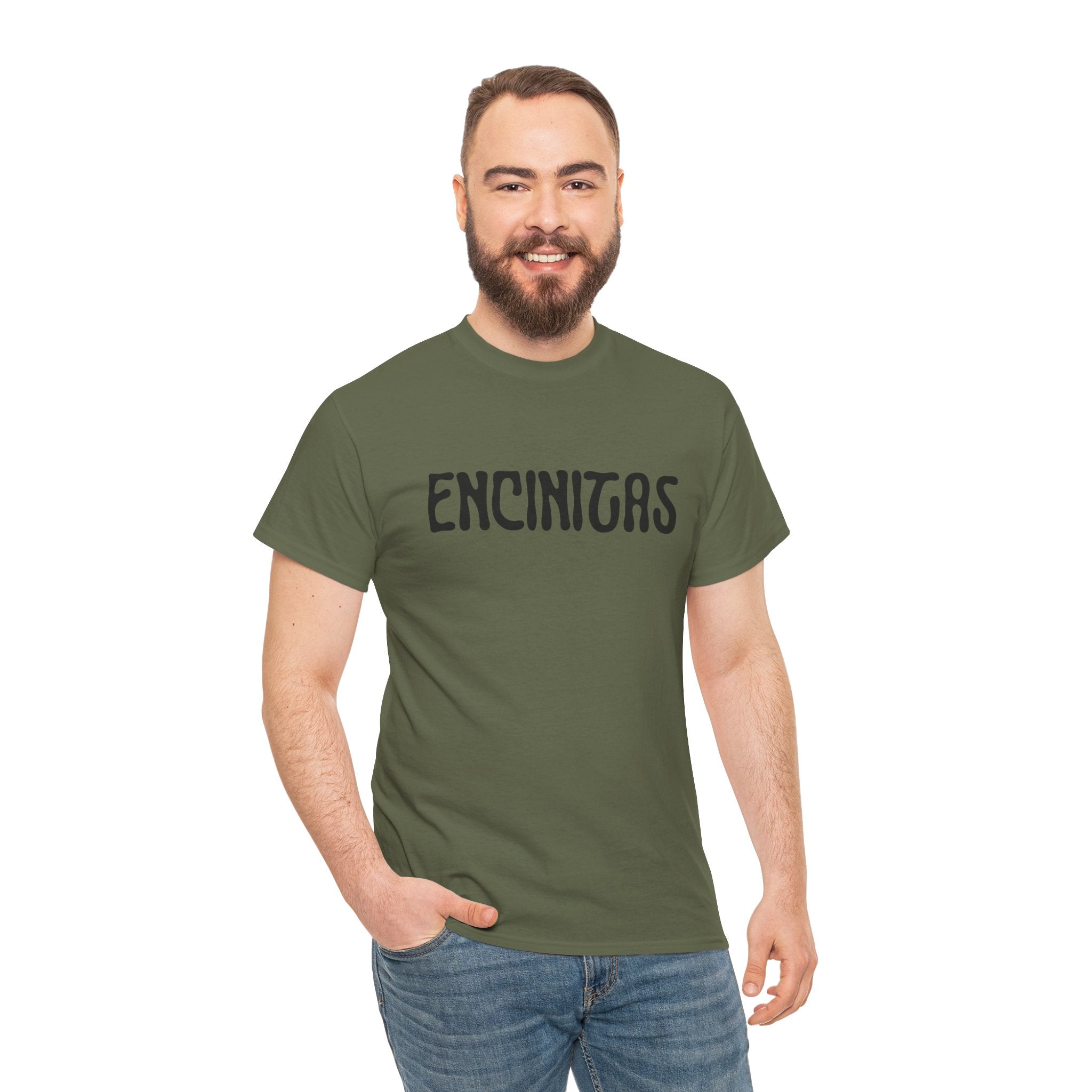 Old-School Retro Style Encinitas CA Travel Souvenir Unisex T-Shirt