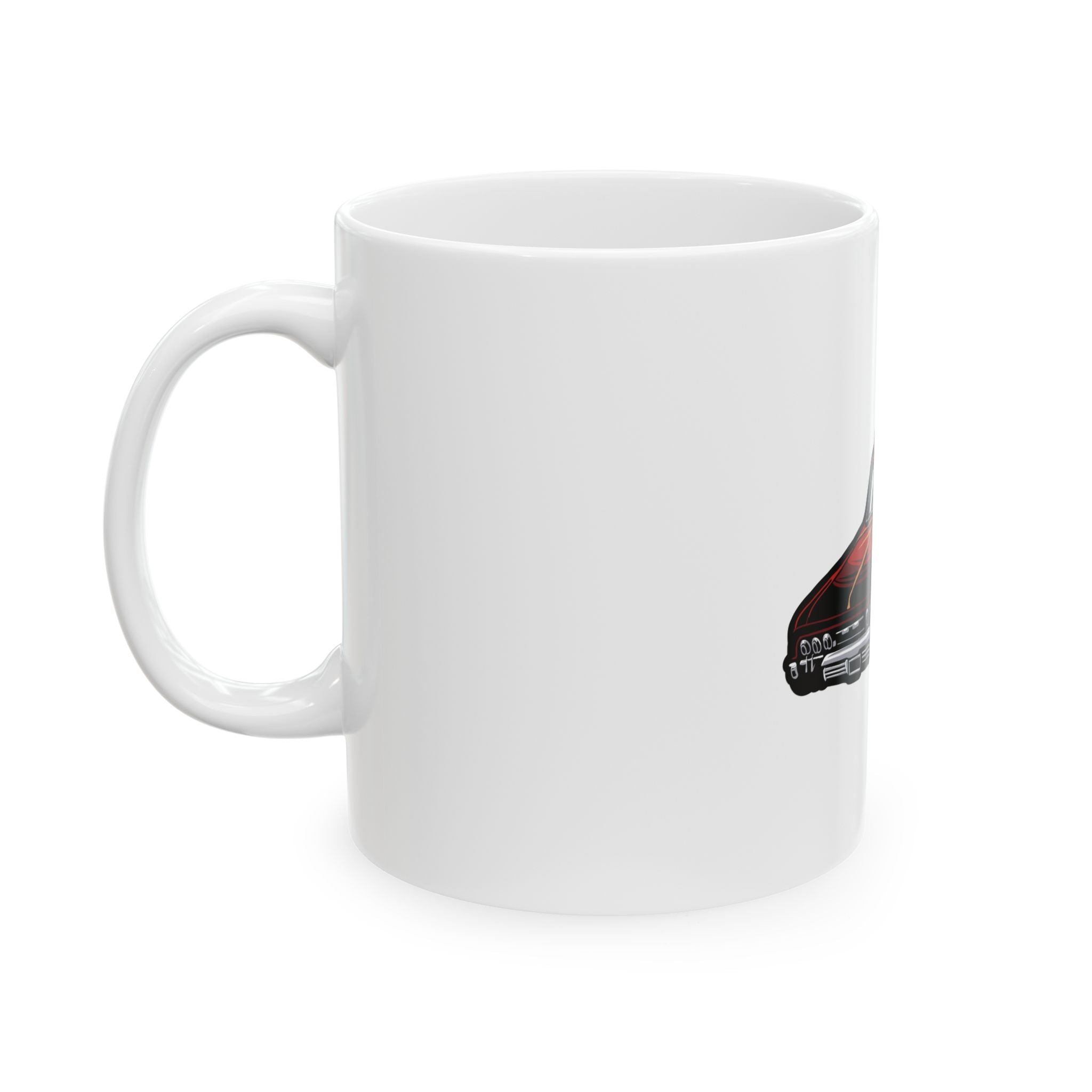 Old-School Classic Muscle Car Graphic Novelty Ceramic Coffee Mug