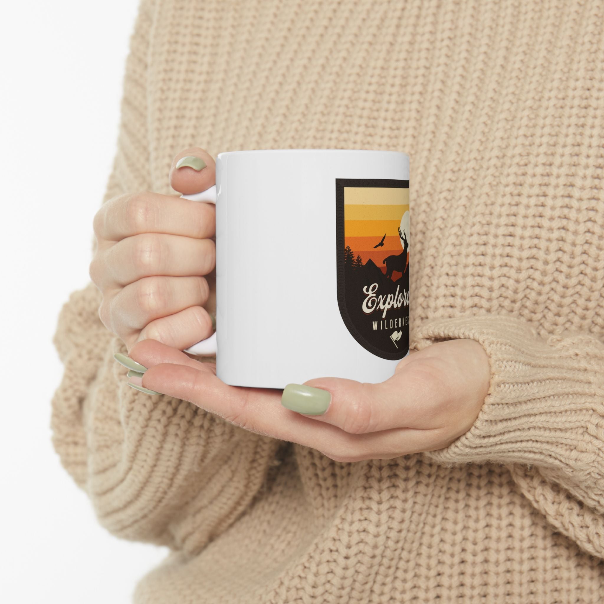 Camping Adventure Hunting Gift Graphic Novelty Ceramic Coffee Mug