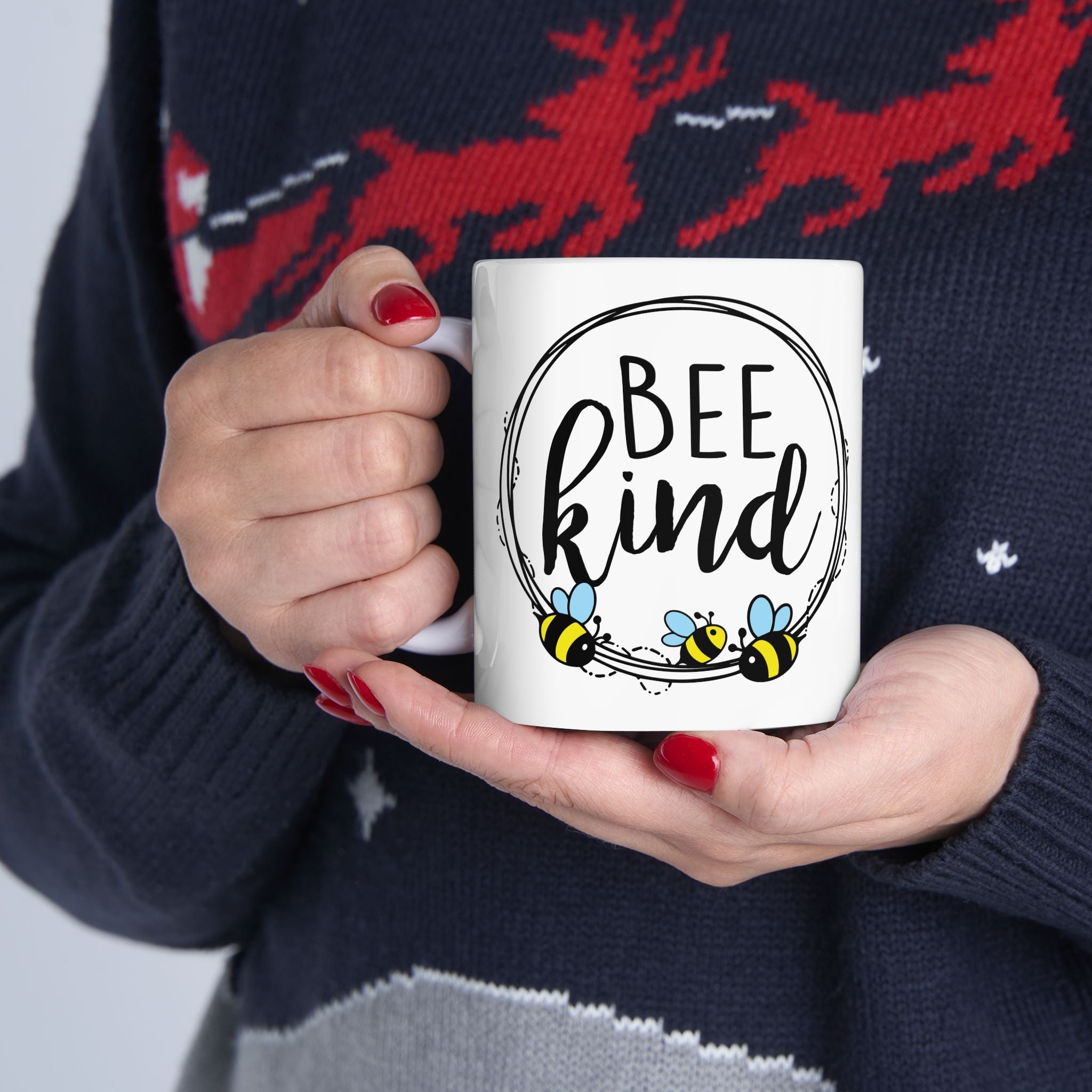 Bee Kind Cute Ceramic Coffee Mug