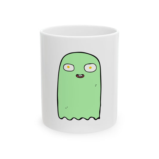 Cute Cartoon Ghost Funny Graphic Novelty Ceramic Coffee Mug