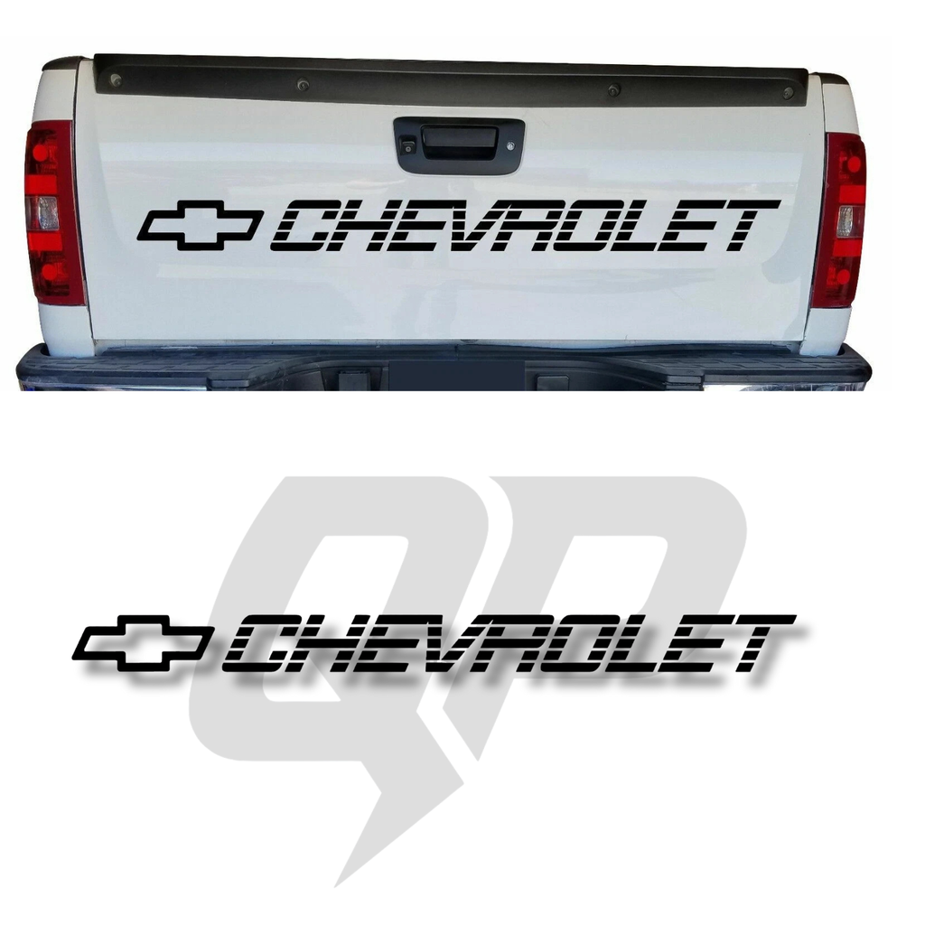 Calcomanías CHEVY CHEVROLET Adhesivo de vinilo Silverado 1500 Letras para portón trasero 454 SS