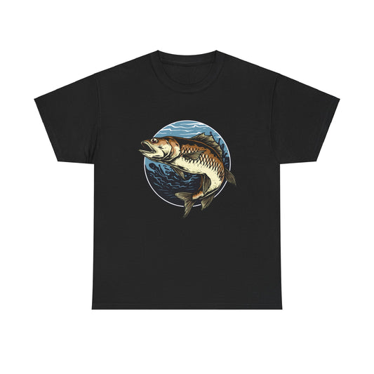 Fisherman Fishing Boat Unisex Graphic Novelty T-Shirt