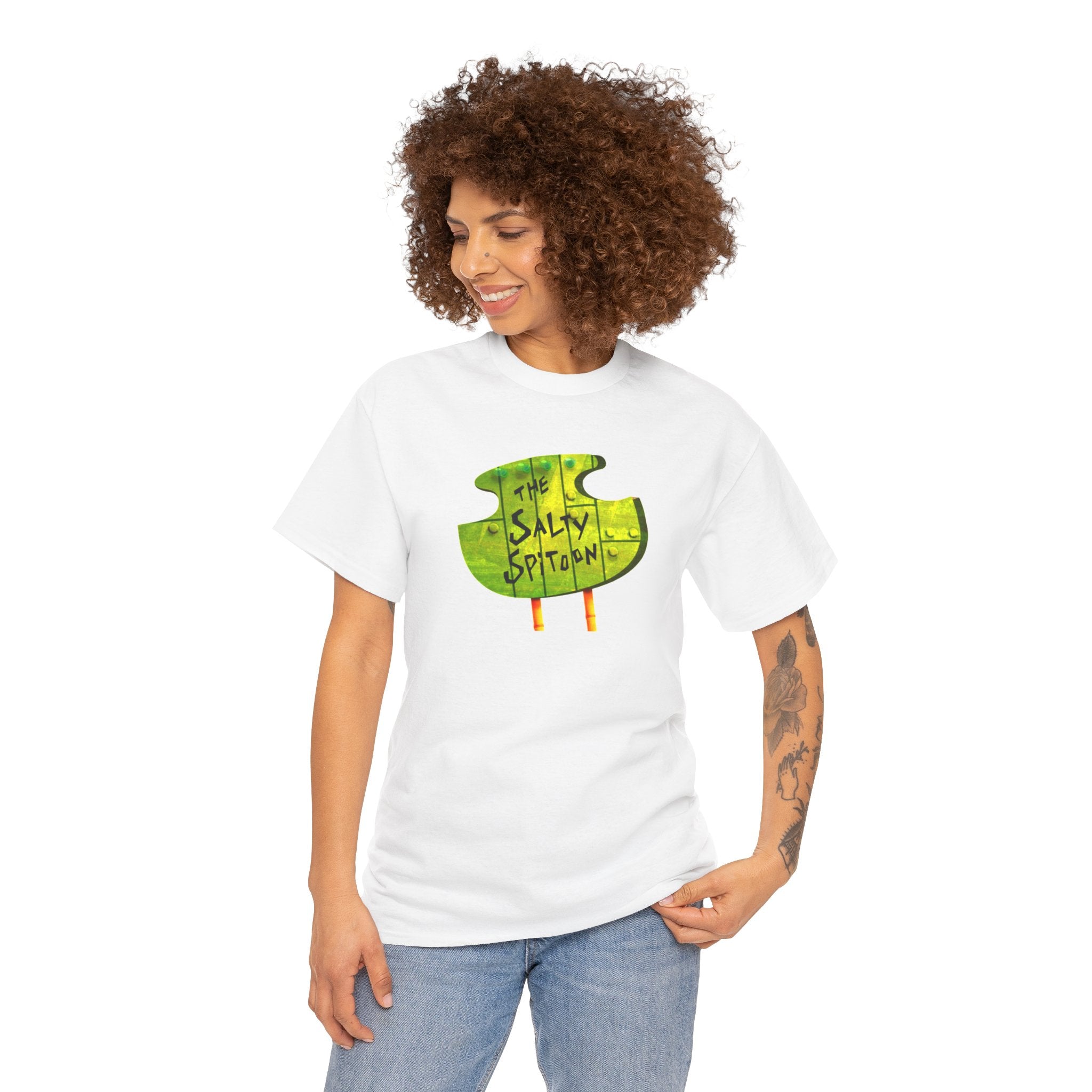 The Salty Spitoon Funny cartoon Meme Graphic Novelty Gift Unisex T-Shirt