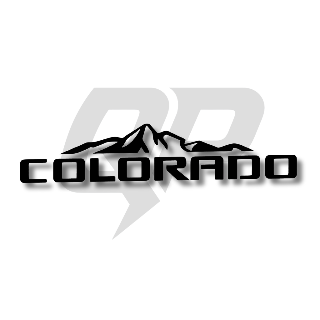 Chevy Colorado Mountains Offroad Logo Decal | Premium Vinyl Emblem