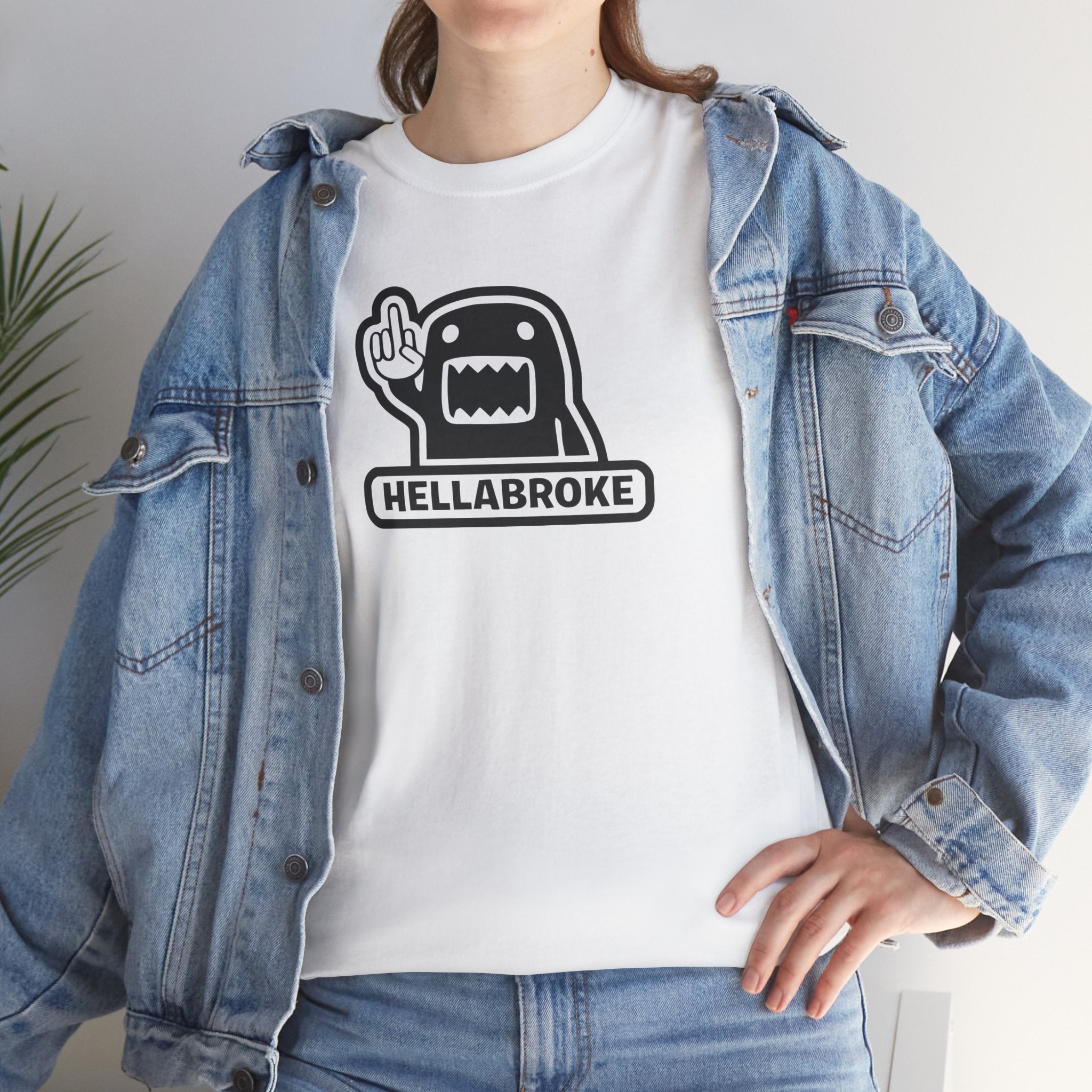 Hellabroke Funny JDM Race Car Turbo Boost Drifting Humor Unisex Heavy Cotton Tee