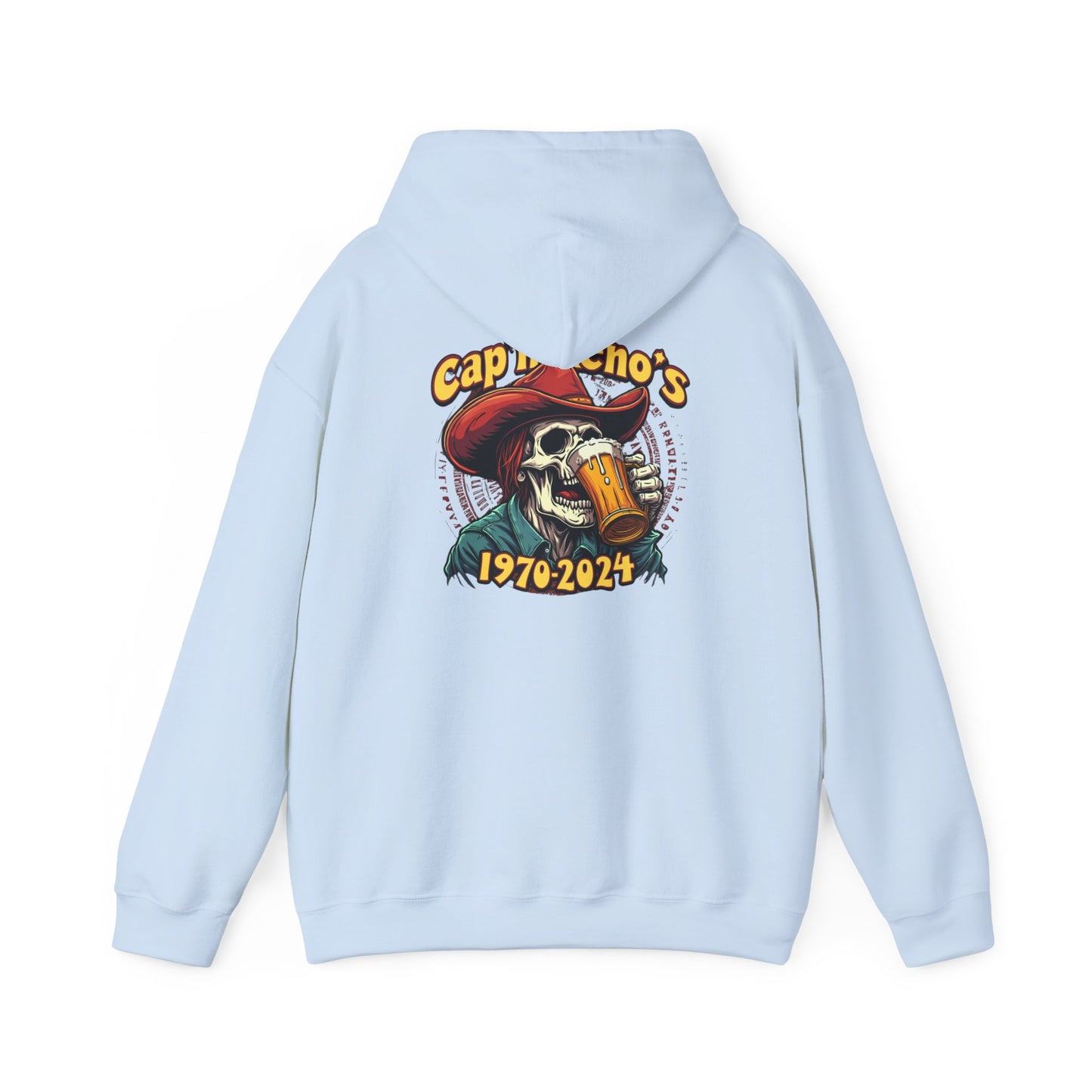 Cap'n Kenos Vintage Skull Graphic Unisex Hoodie