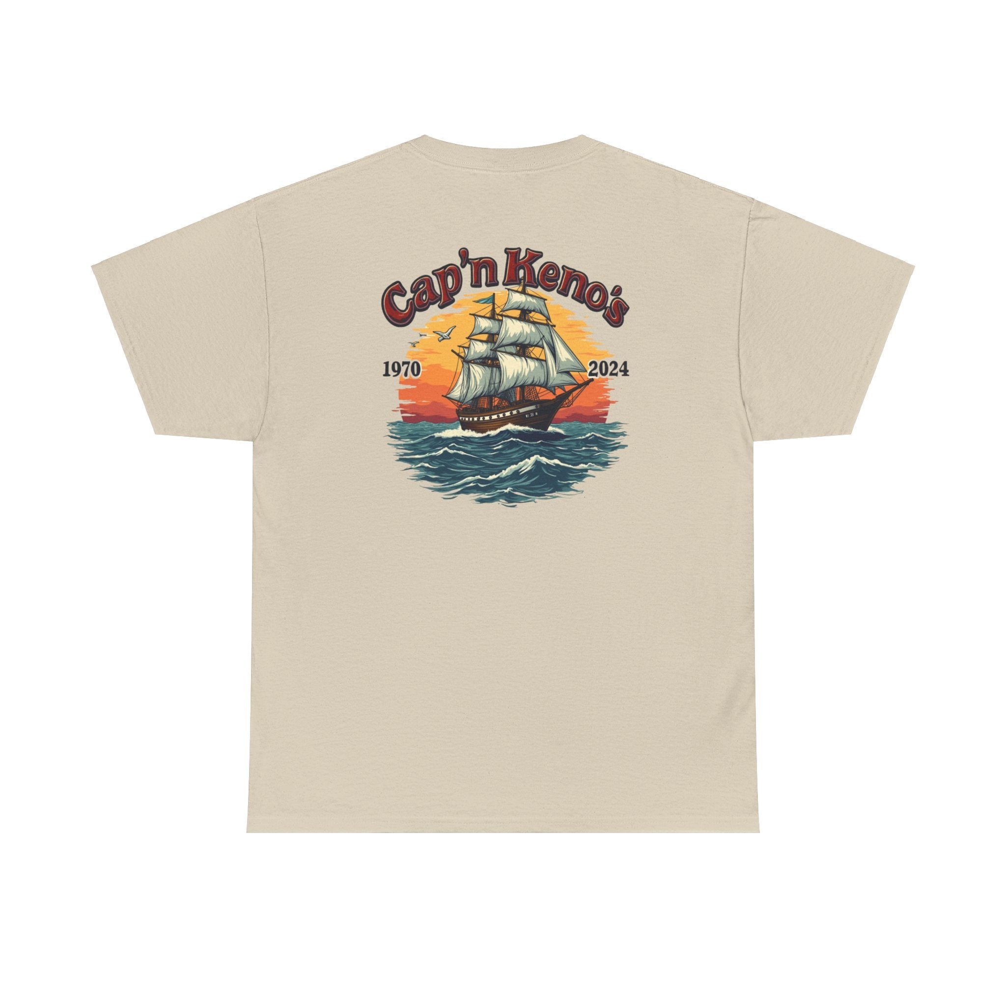 Cap'n Kenos Encinitas California Tribute Sailor Graphic Tee