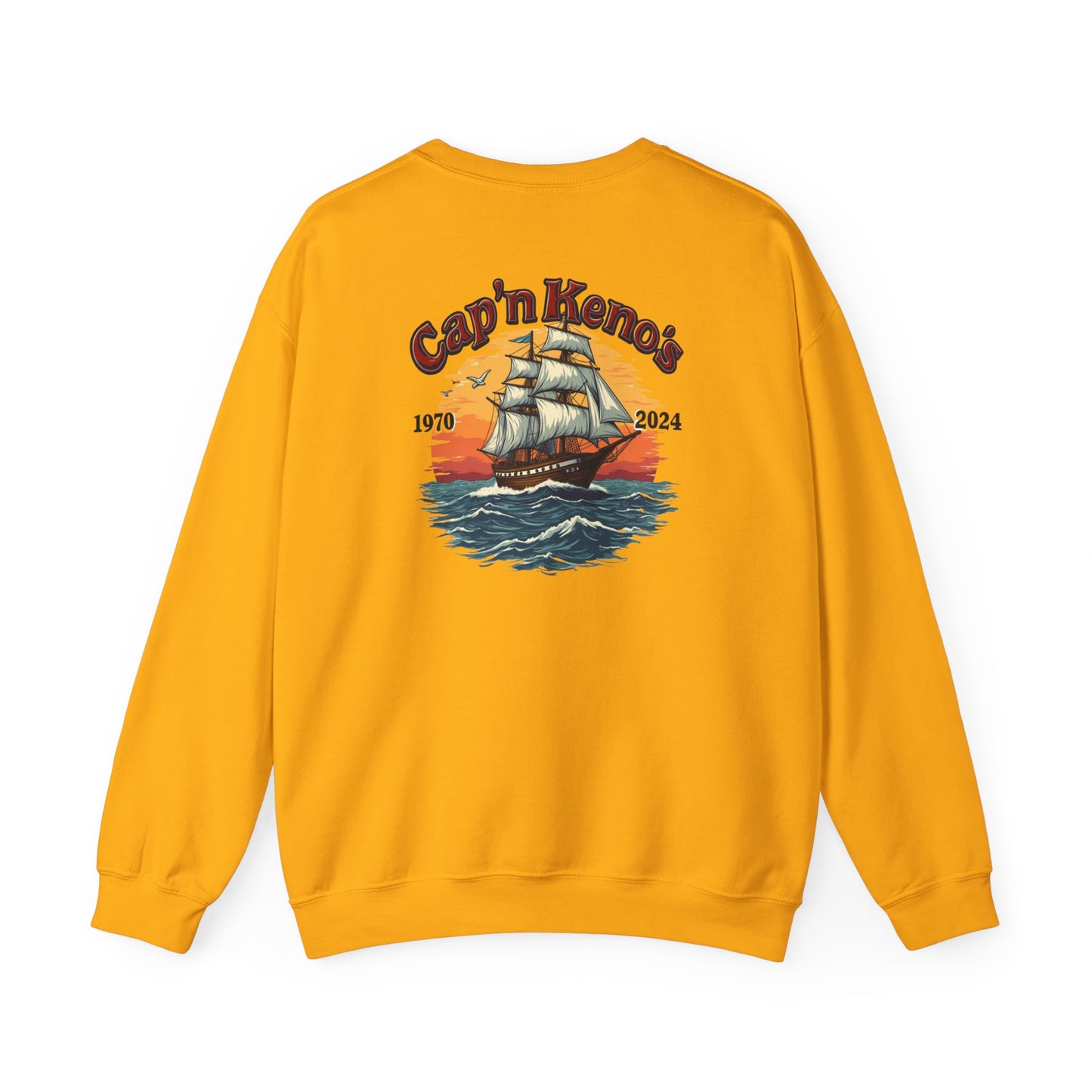 Cap'n Kenos Encinitas California Tribute Sailor Graphic Unisex Sweatshirt