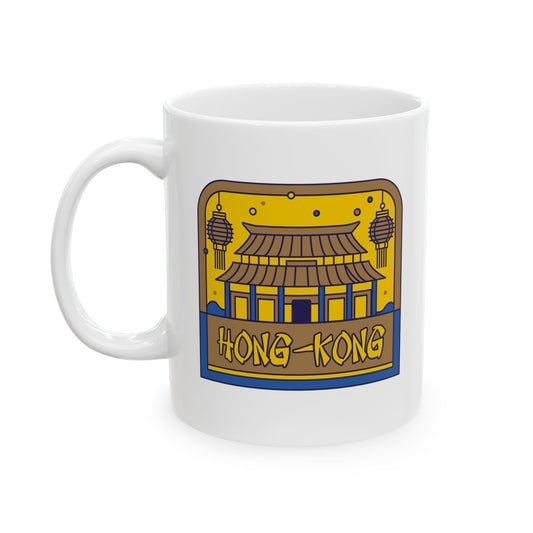 Hong Kong Souvenir Travel Ceramic Coffee Mug