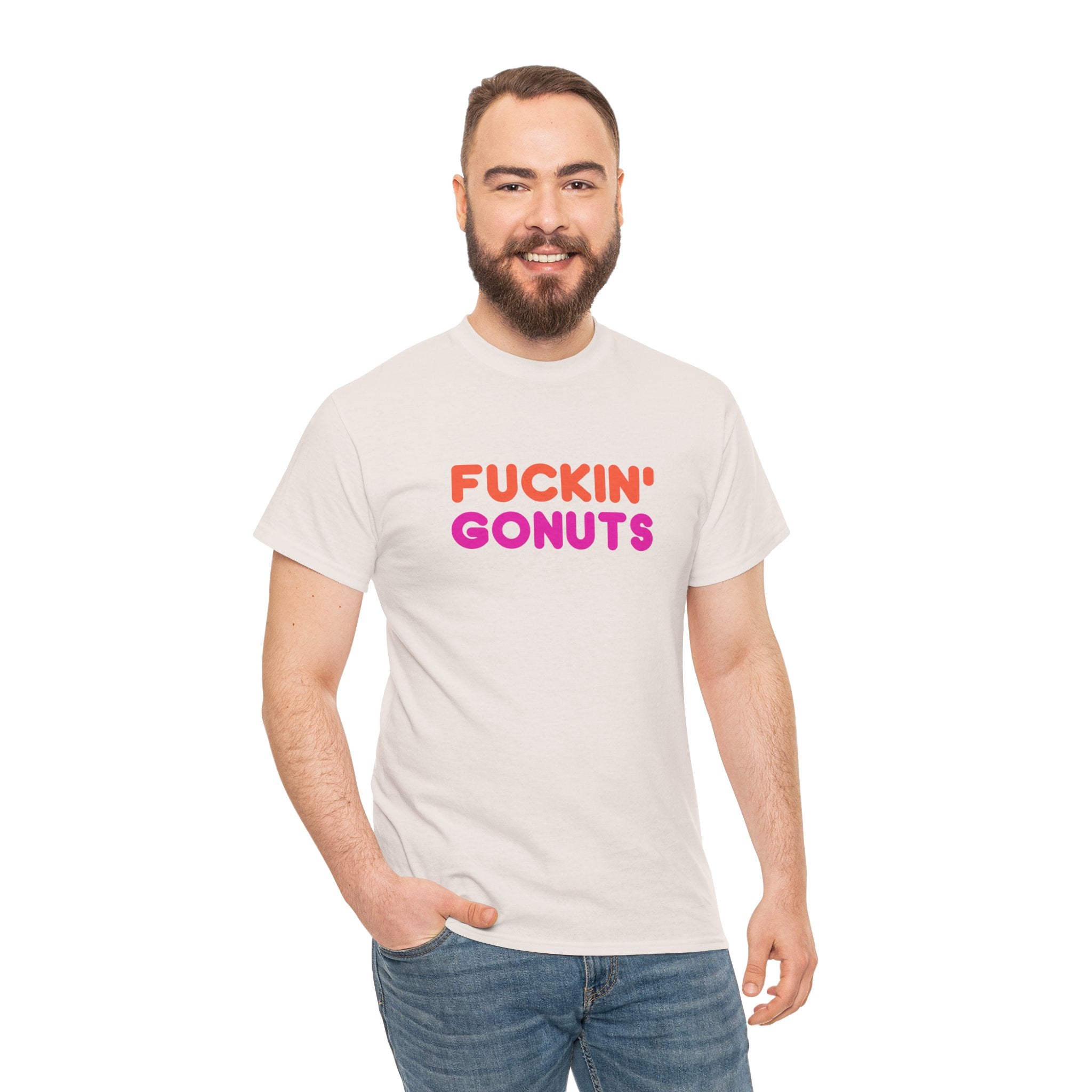 Funny Fuckin' Gonuts Dunkin Meme Novelty Graphic Tee