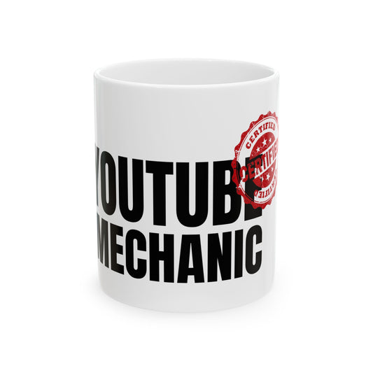 Youtube Mechanic Funny Auto Car Technician Ceramic Coffee Mug