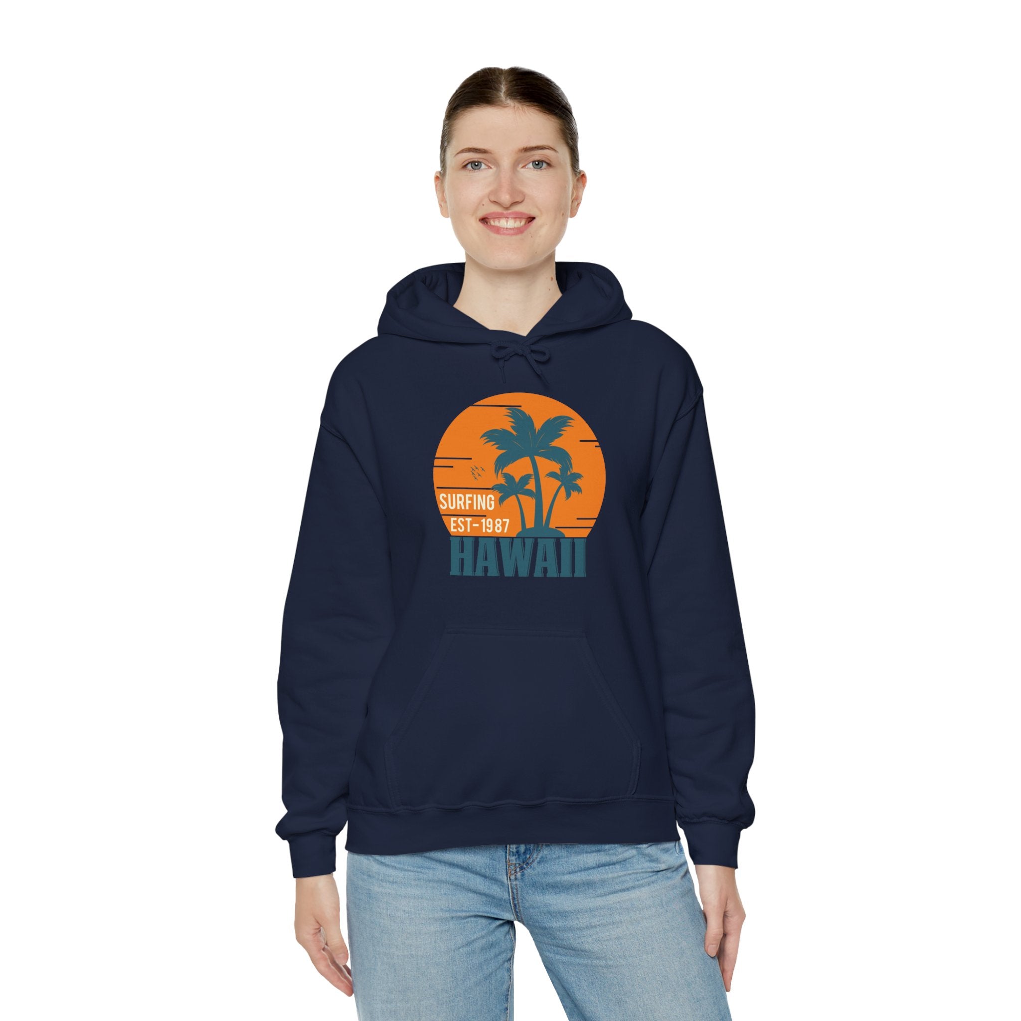 Hawaii Surfing Souvenir Gift Unisex Hoodie