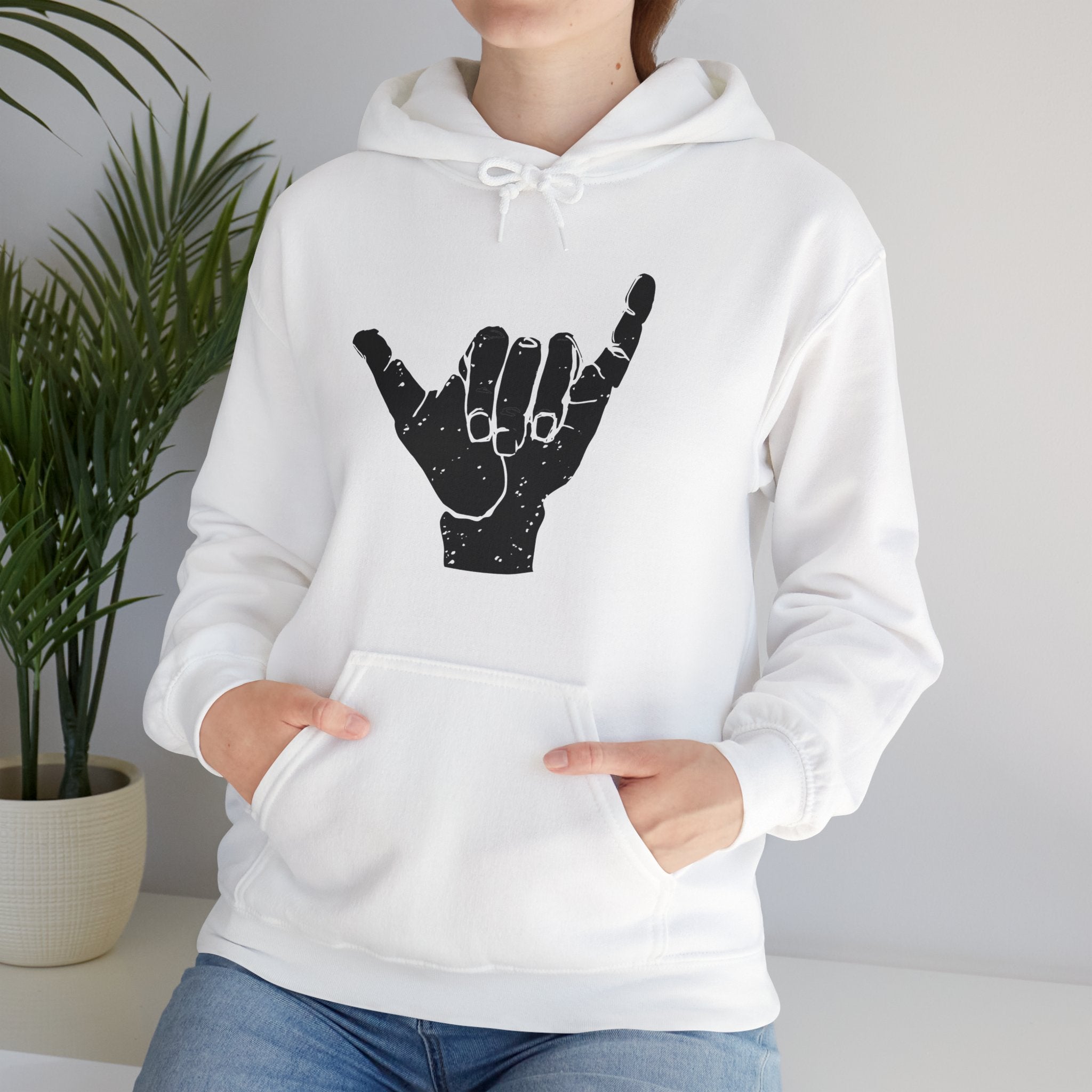 Shaka Hand Summer Surf Unisex Hoodie