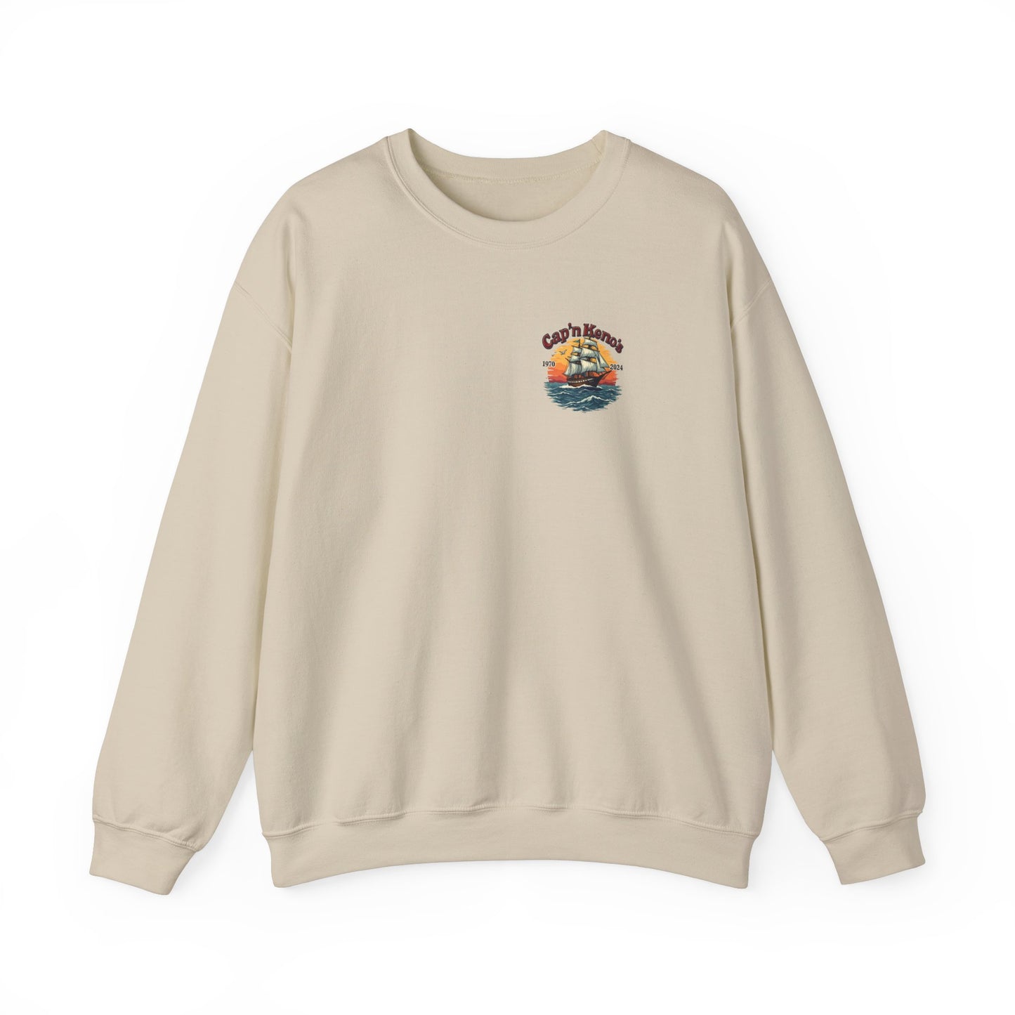 Cap'n Kenos Encinitas California Tribute Sailor Graphic Unisex Sweatshirt