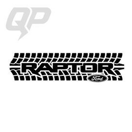Ford Raptor Tire Track Decal | Premium Vinyl Racing Graphics