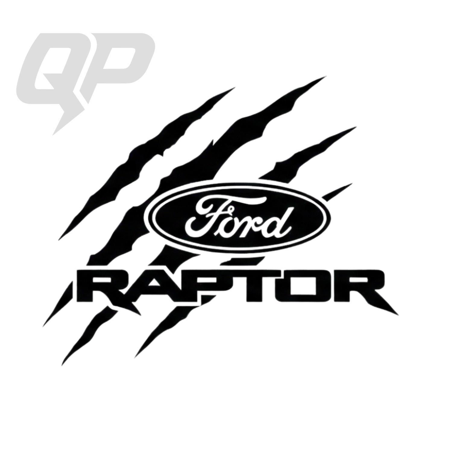 Calcomanía de carreras con diseño de garra para Ford Raptor