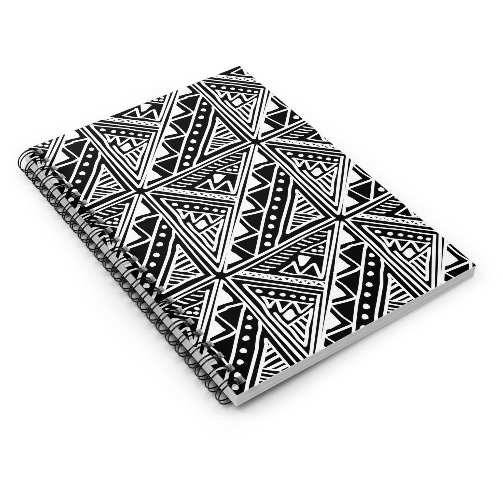 Modern Egyptian Textile Style Retro Spiral Journal Notebook