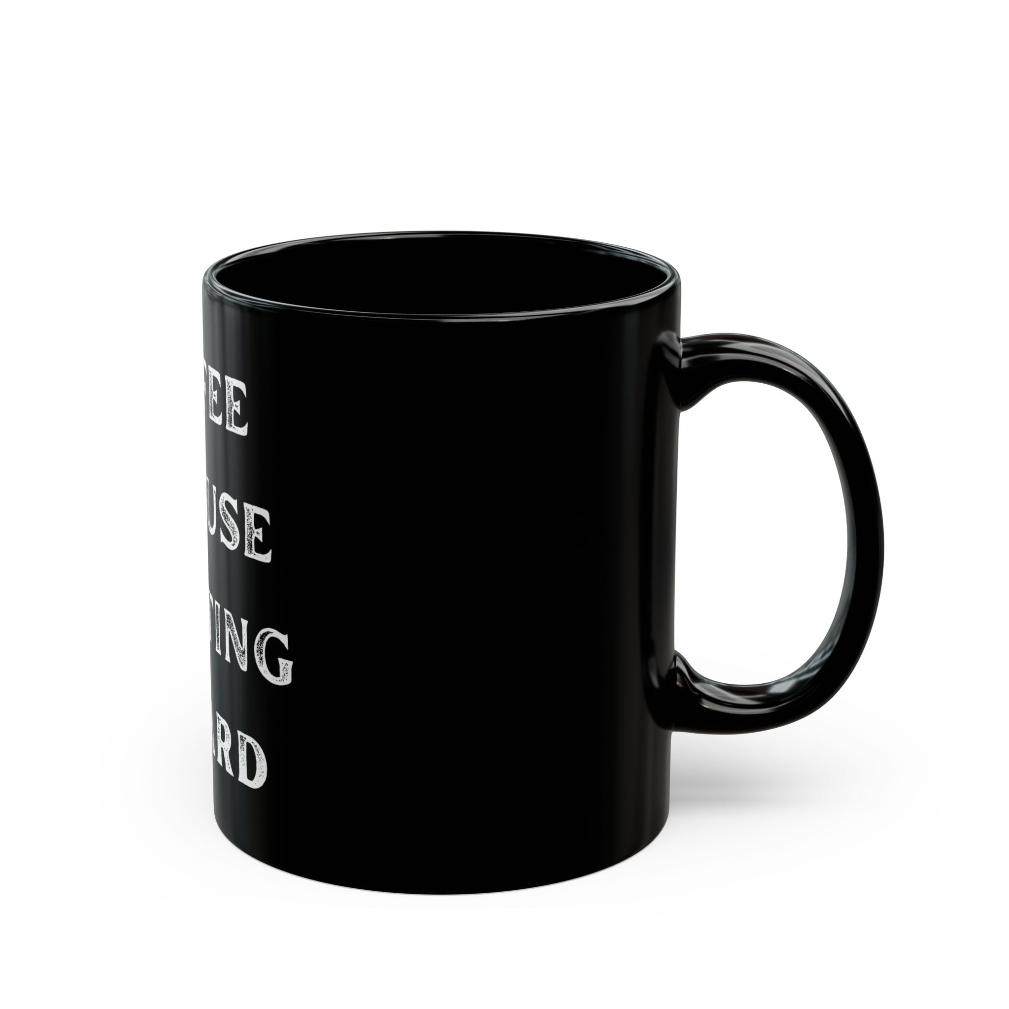 Coffee Because Adulting Is Hard Funny Office Gift Ceramic Black Coffee Mug