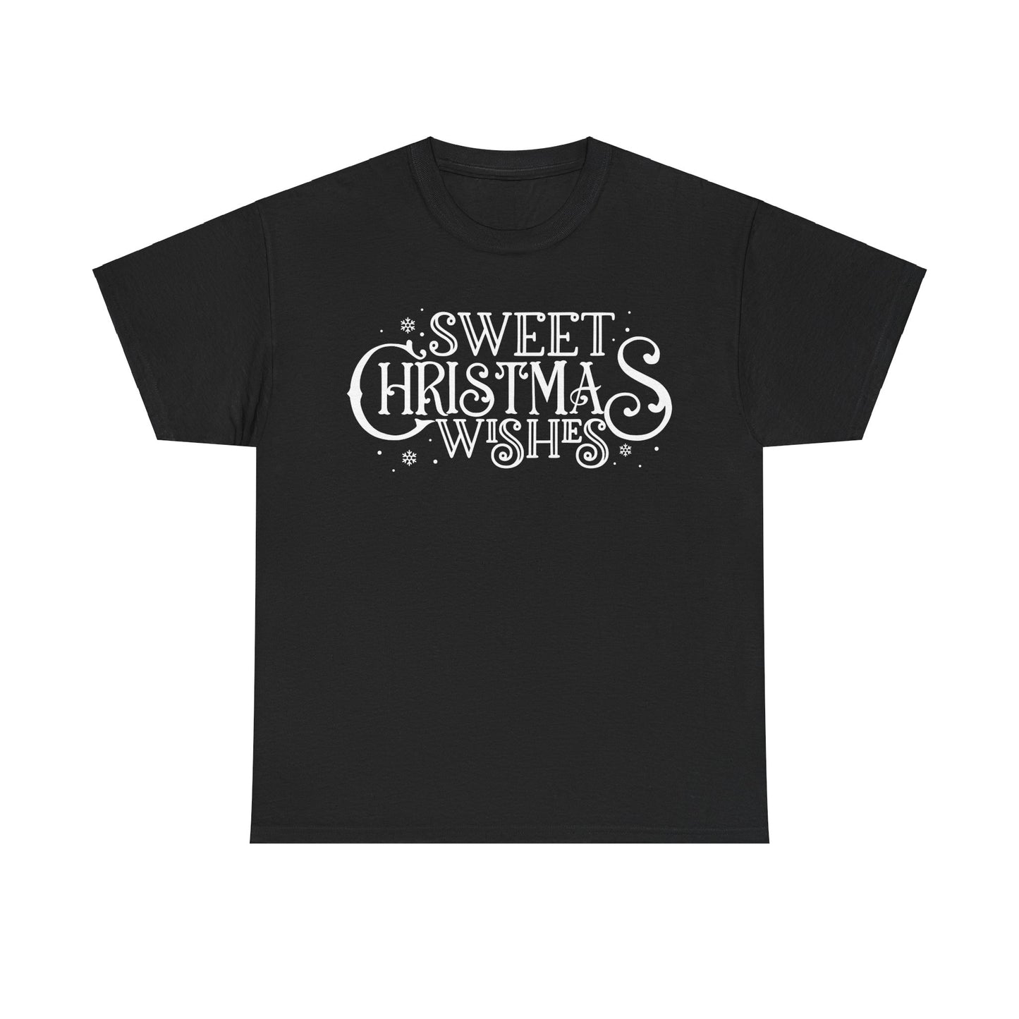 Sweet Christmas Wishes Cute Holiday Graphic Novelty T-Shirt