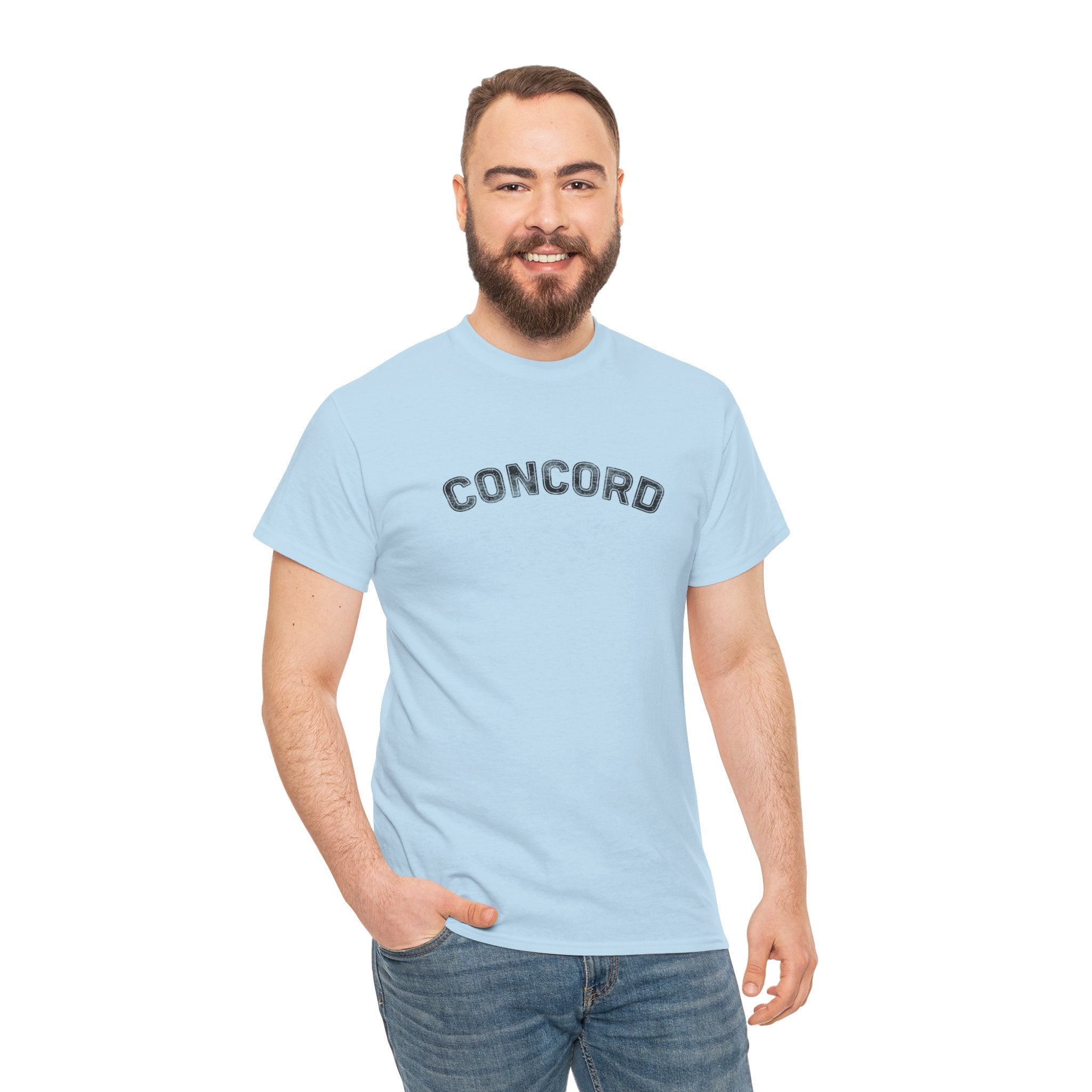 Concord North Carolina NC Curved Unisex T-Shirt