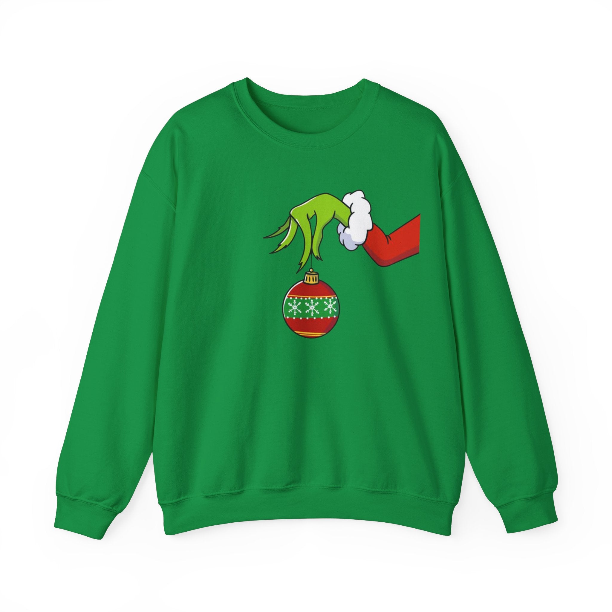 Grinch Ornament Christmas Movie Unisex Crewneck Sweatshirt