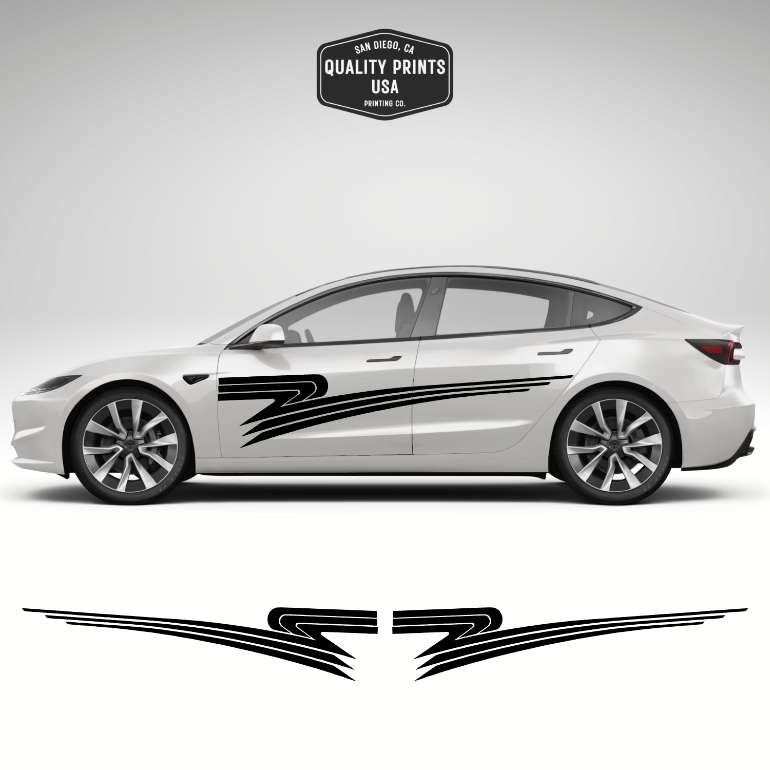 Tesla model 3 decals (Multiple Styles)