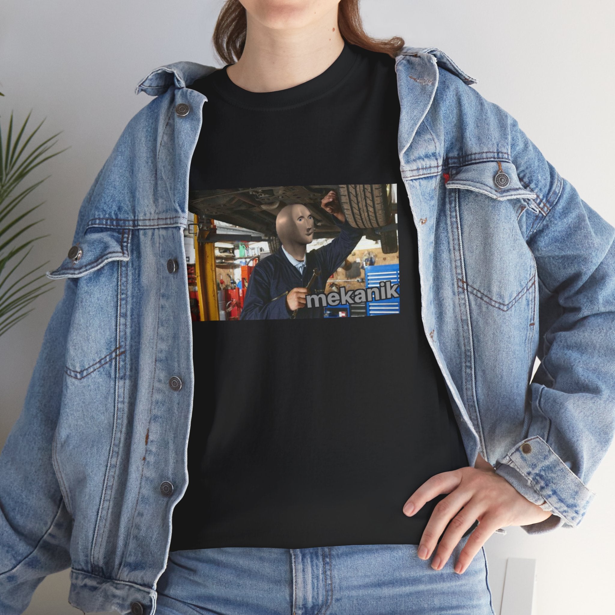 Funny Auto Mechanic Meme Unisex Graphic Novelty T-Shirt