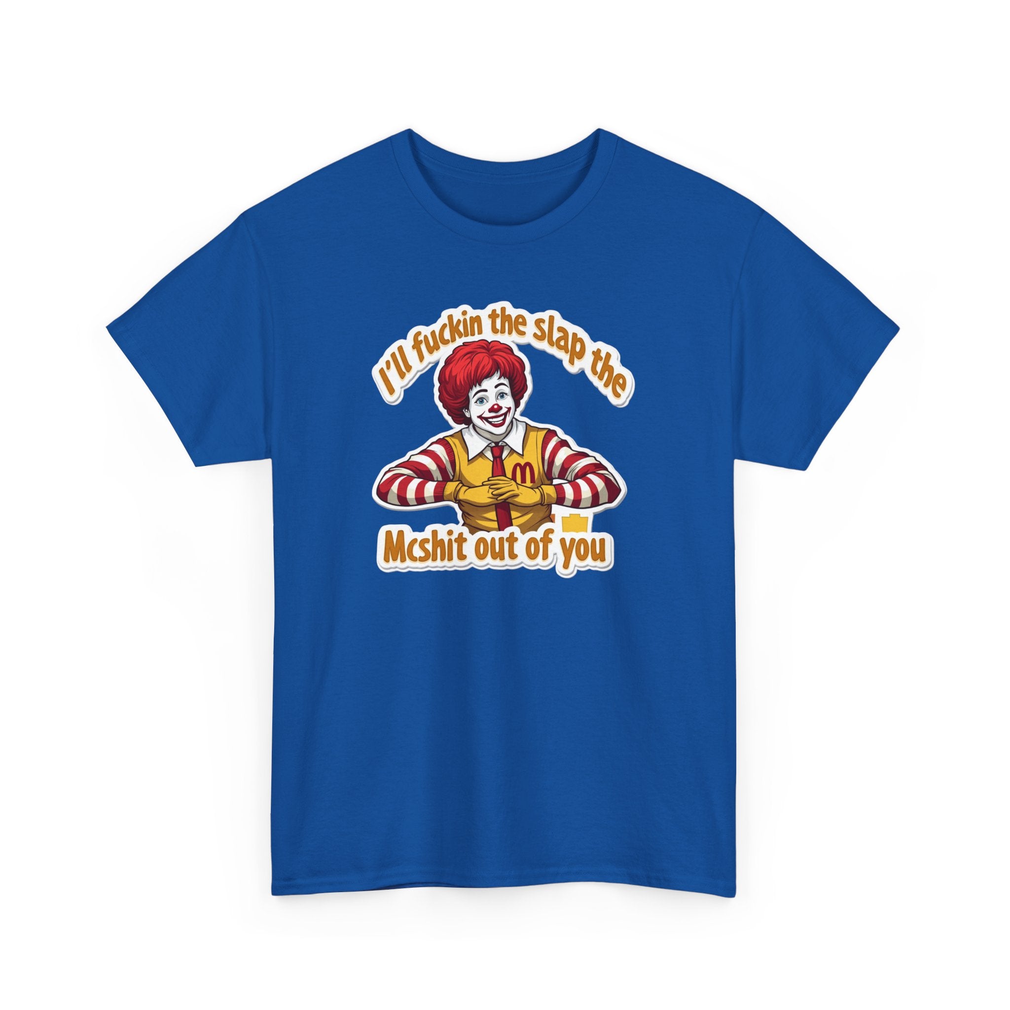 Funny McSlap Cartoon Humorous Unisex Tee, Graphic Meme Shirt