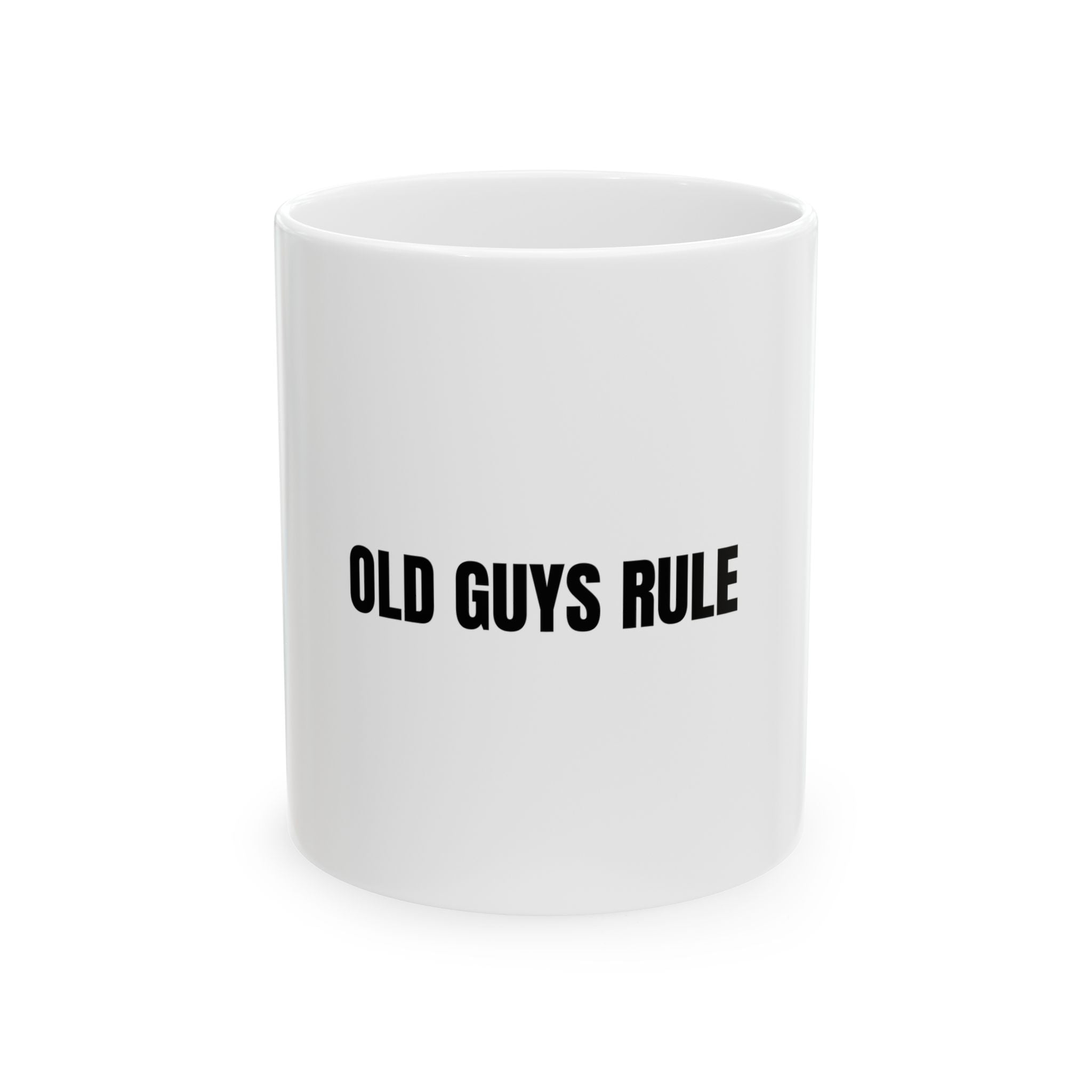 Old Guys Rule Funny Graphic Novelty Ceramic Coffee Mug