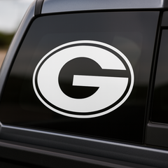 UGA Stickers - Georgia Bulldogs G Logo 12-Inch Vinyl Decal Car Truck Window Sticker - Georgia Sticker for UGA Fan Vehicles