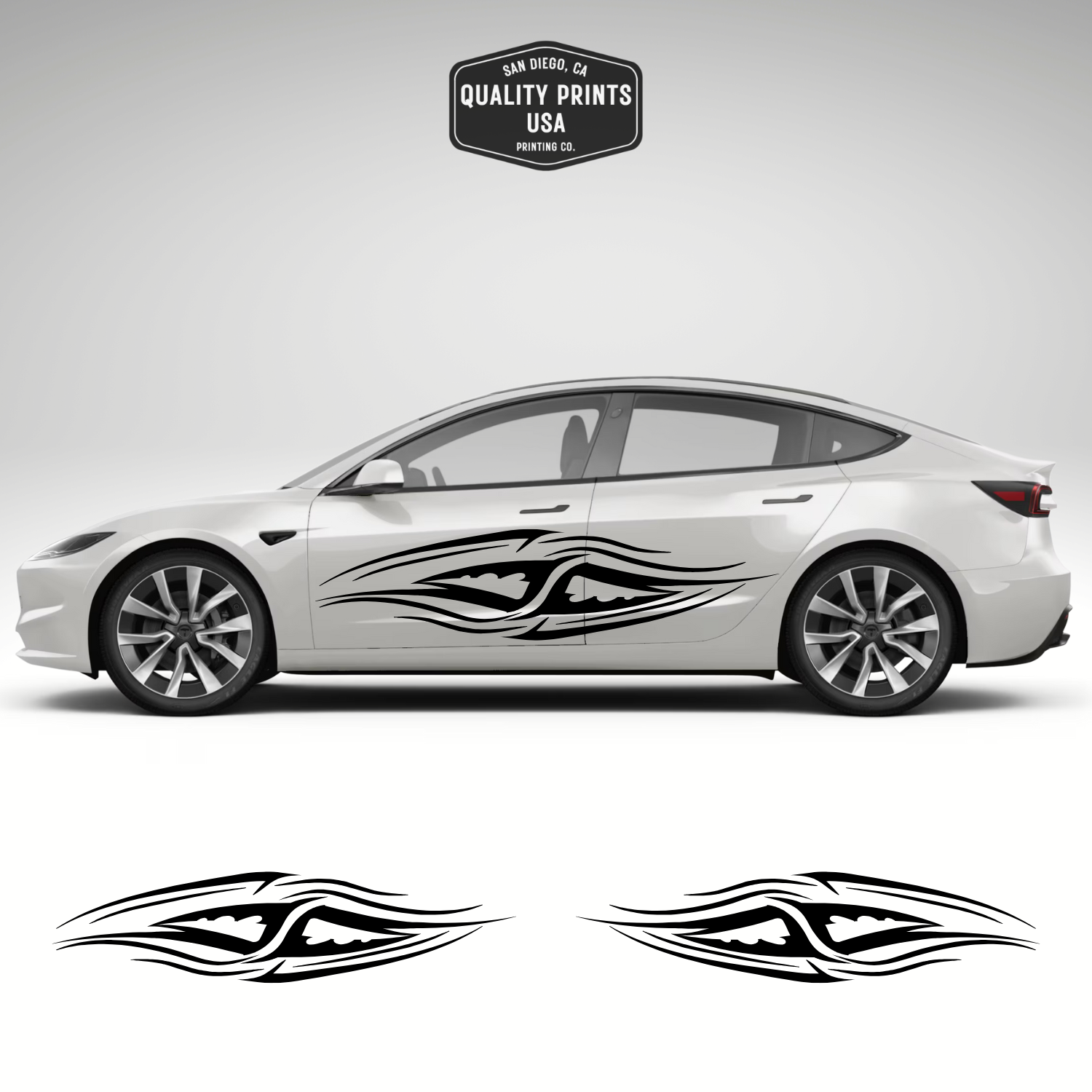 Tesla model 3 decals (Multiple Styles)
