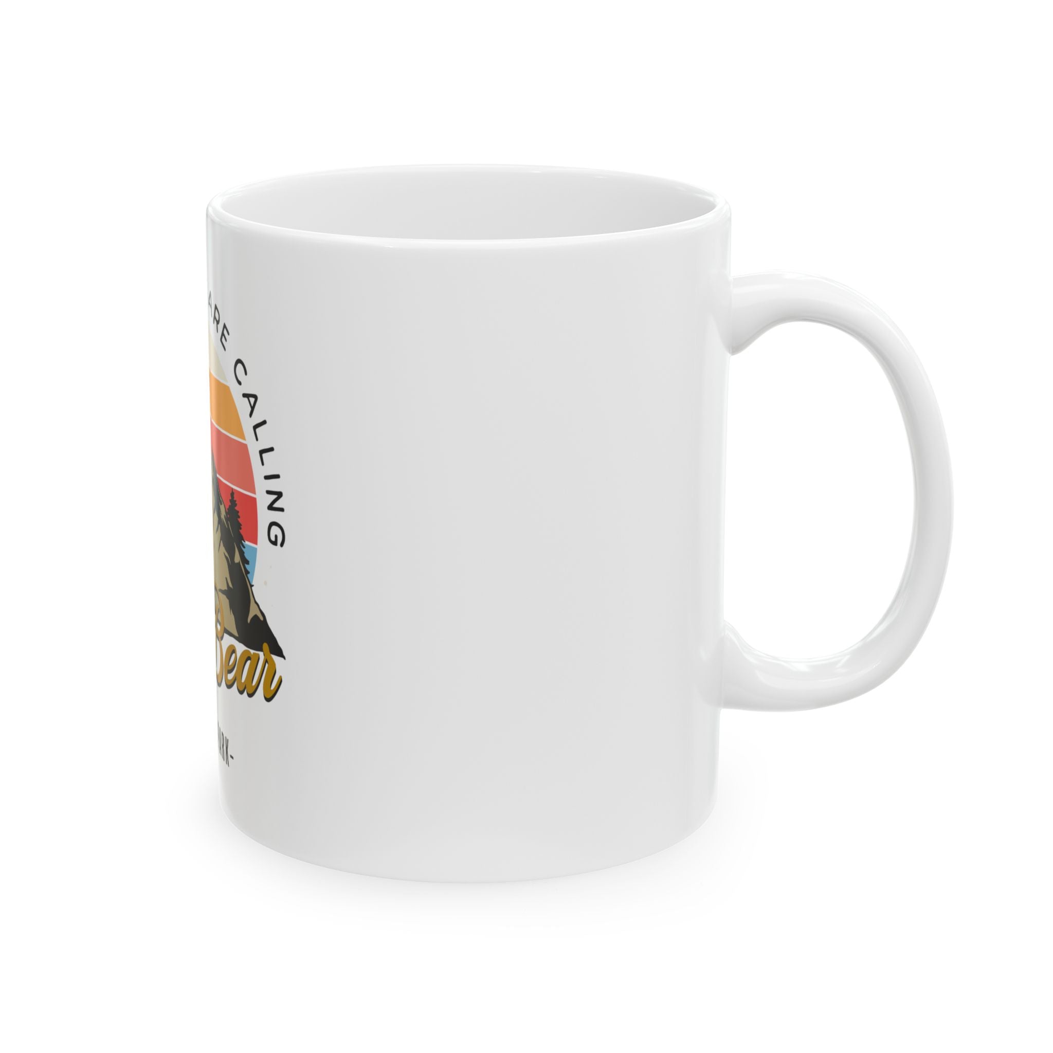 Big Bear California Graphic Novelty Ceramic Coffee Mug