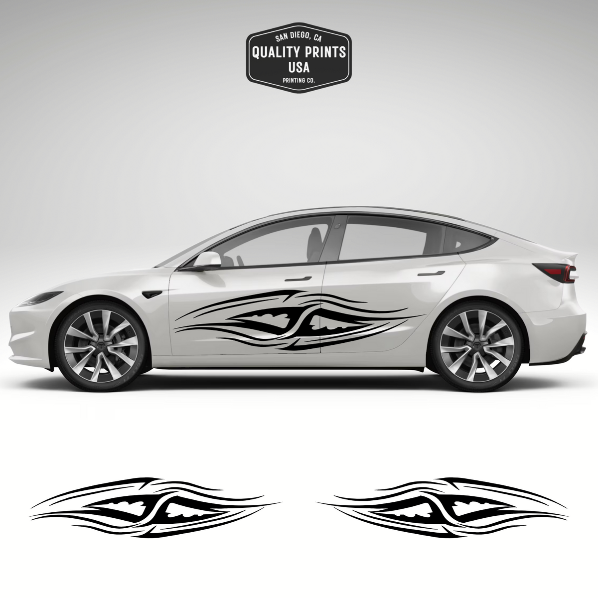 Tesla model 3 decals (Multiple Styles)