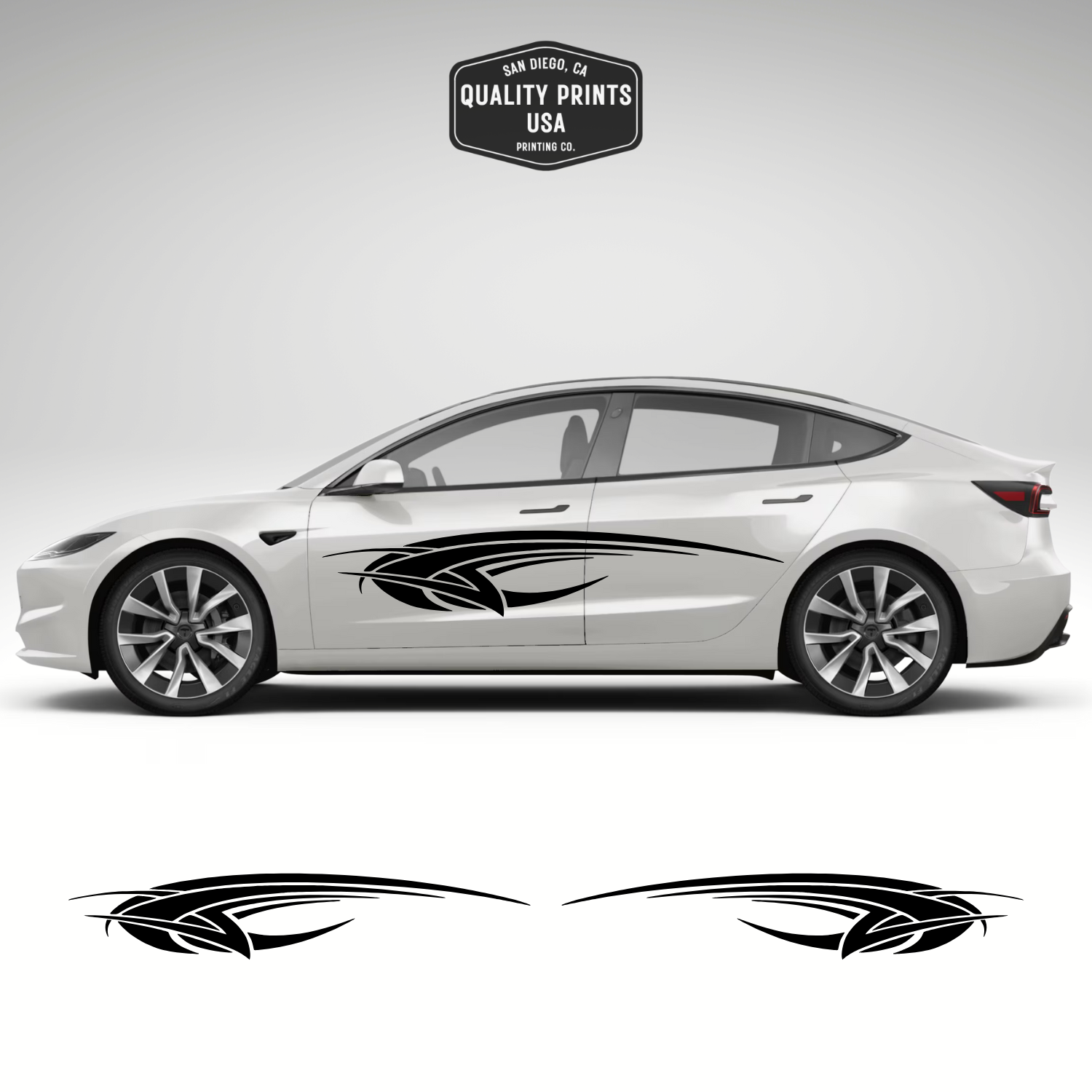 Tesla model 3 decals (Multiple Styles)