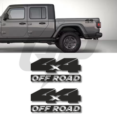Jeep Gladiator Side Rear Fender 4x4 Decal Kits - Set of 2